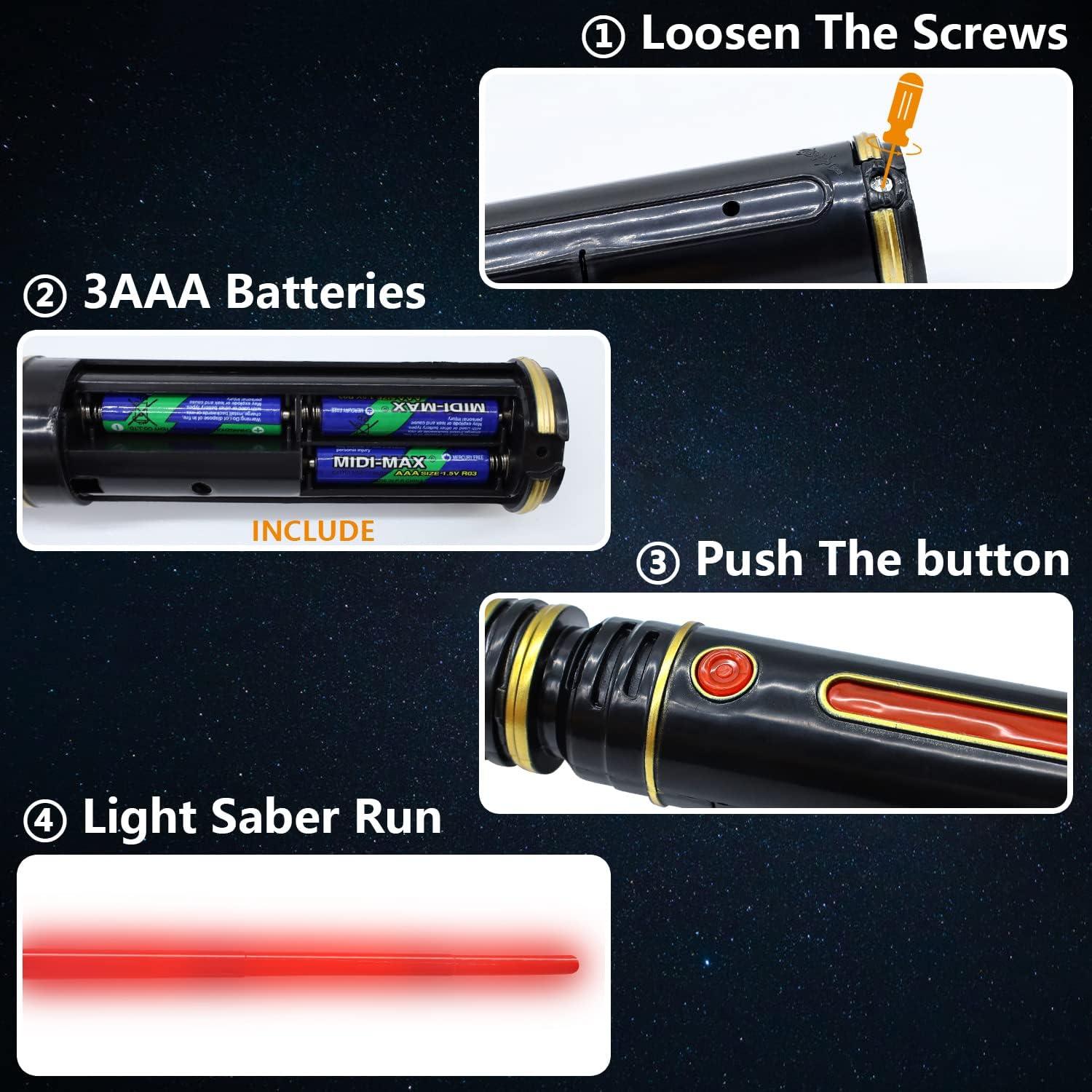 Sable Iluminado Azul Gianby con Sonido FX para Niños