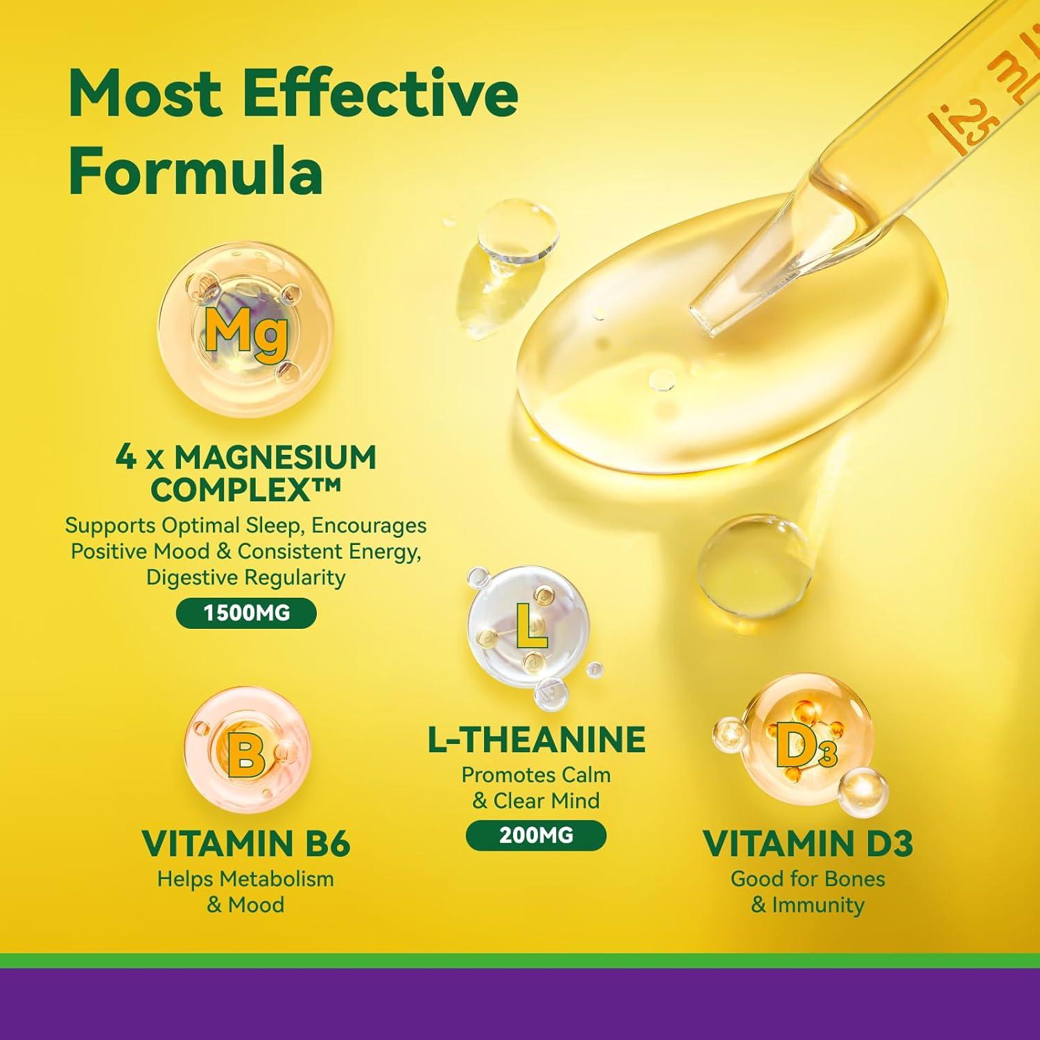 Glicinato de Magnesio Líquido Brillo Interno 1500mg Limón 60mL