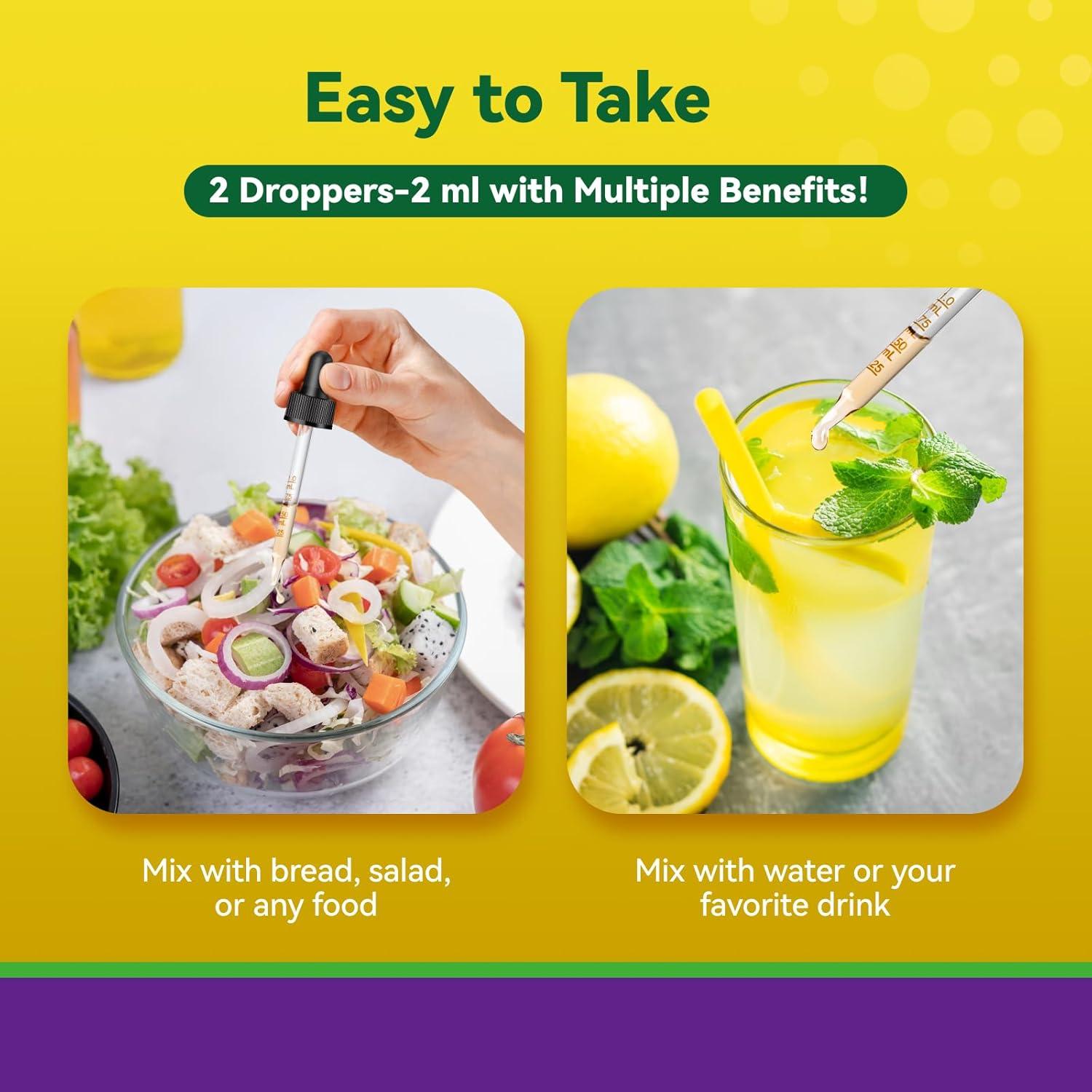 Glicinato de Magnesio Líquido Brillo Interno 1500mg Limón 60mL