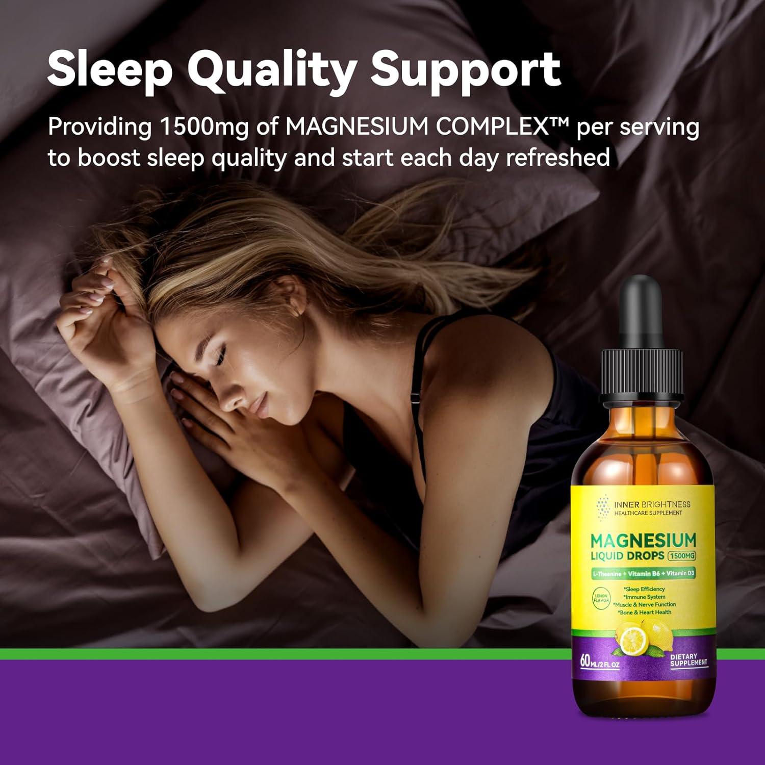 Glicinato de Magnesio Líquido Brillo Interno 1500mg Limón 60mL