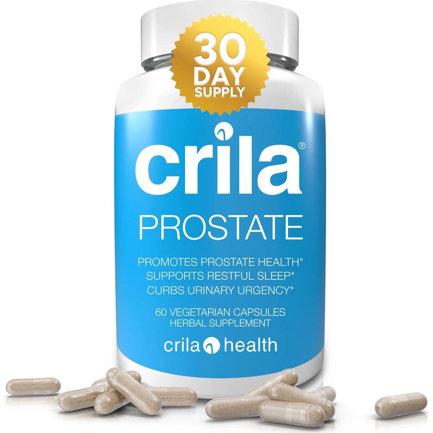 Suplemento Natural para Próstata Crila Health - 60 Cápsulas