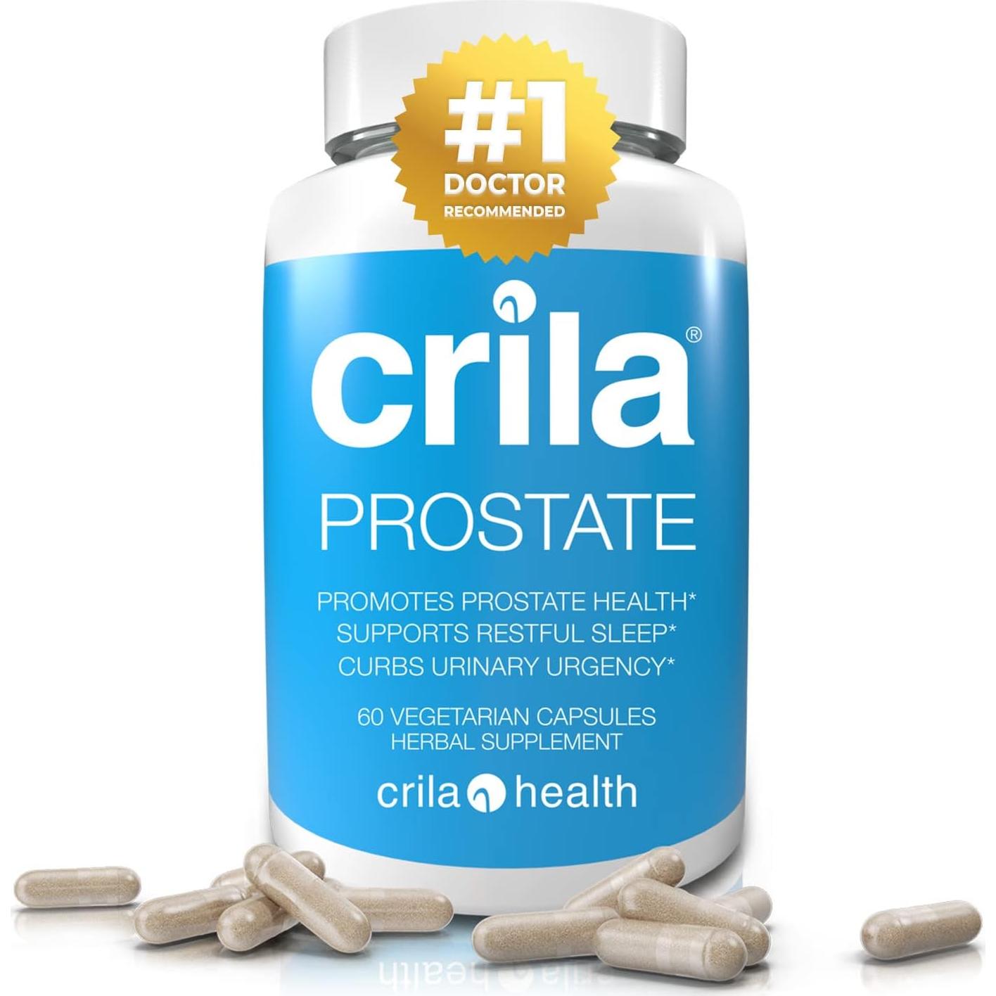 Suplemento Natural para Próstata Crila Health - 60 Cápsulas