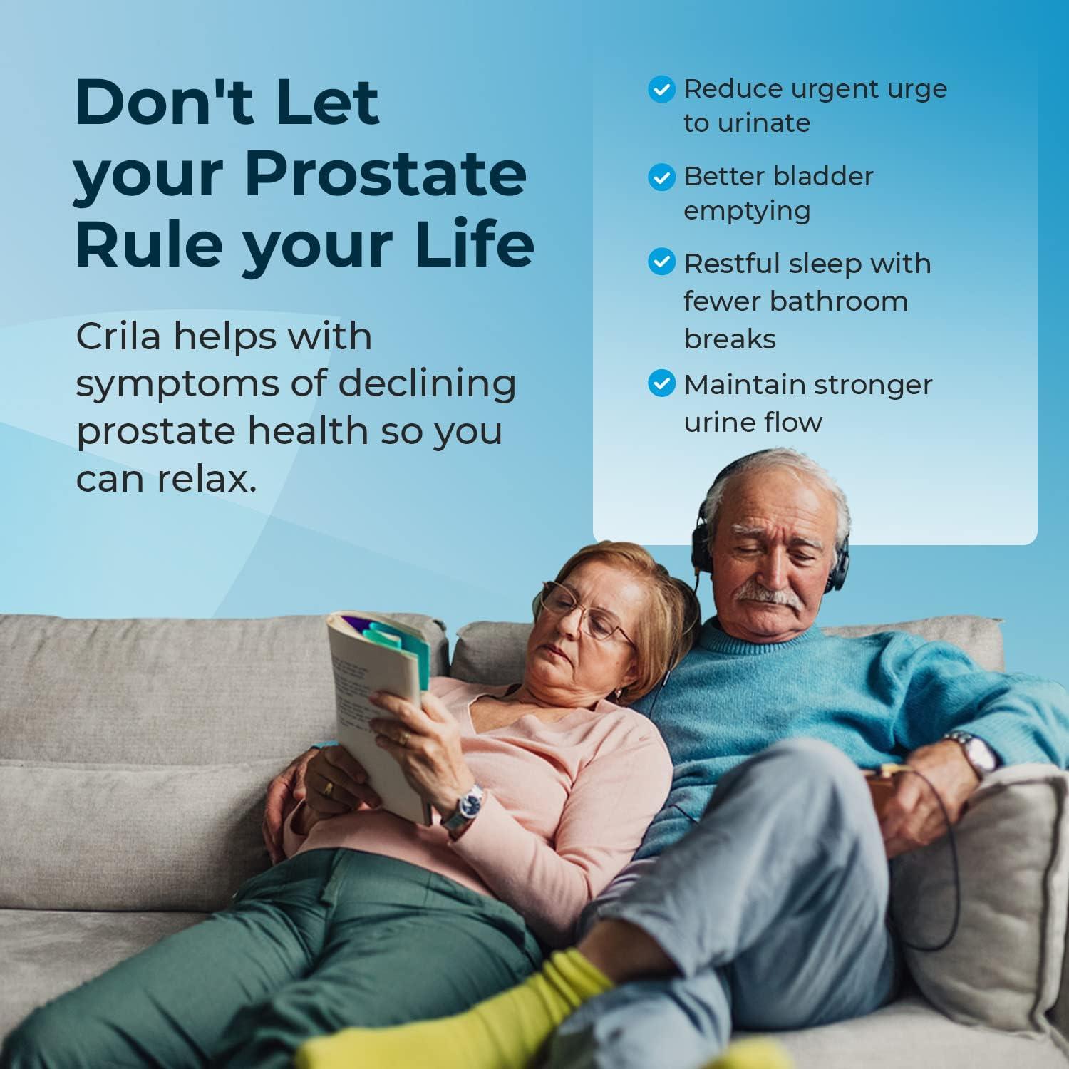 Suplemento Natural para Próstata Crila Health - 60 Cápsulas