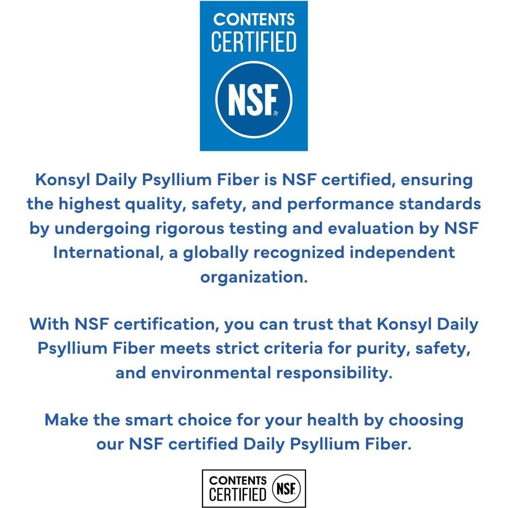 Konsyl Polvo de Fibra de Psyllium 540g | 100% Natural, Sin Azúcar