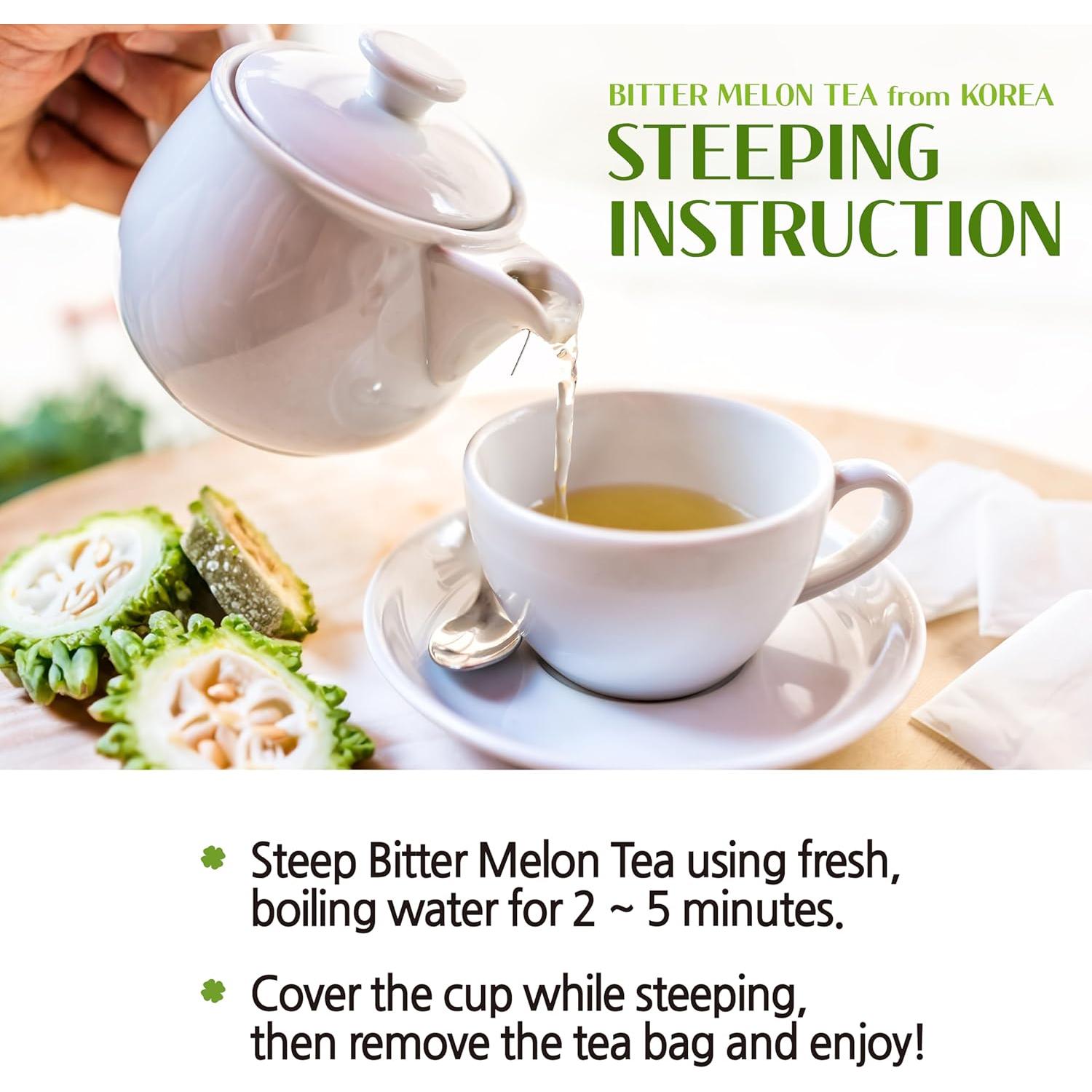 Té de Melón Amargo 100% Natural JaAeIn - 50 Bolsitas