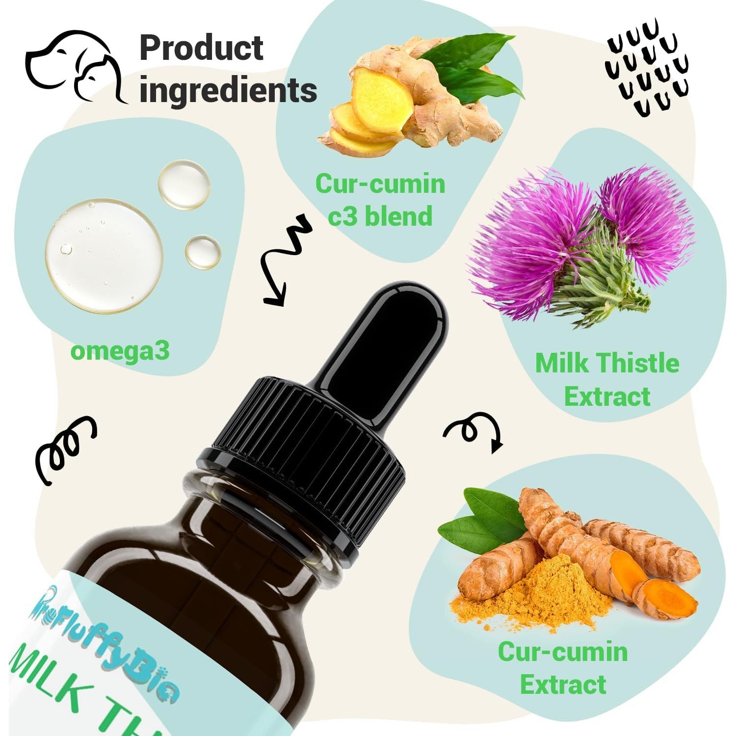 Cardo Mariano ProFluffyBio para Perros 56.7g - Soporte Hepático