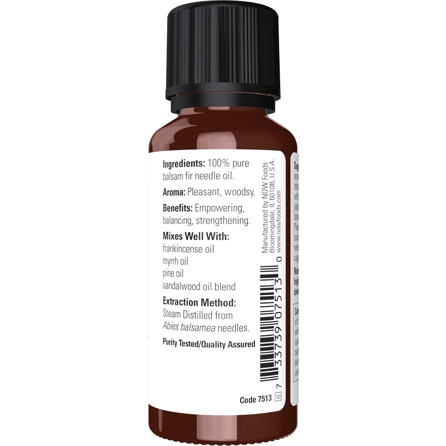 Aceite Esencial NOW Aguja de Abeto Balsámico 30 ml 100% Puro