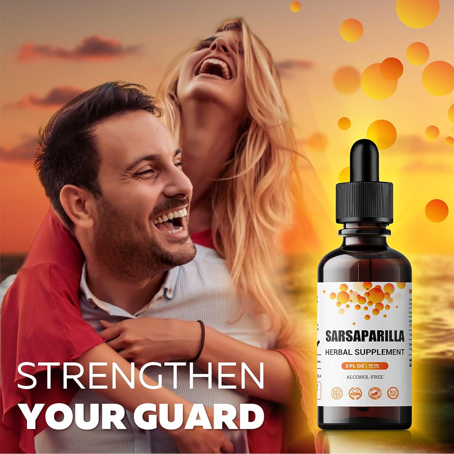 Tintura de Raíz de Sarsaparilla FabLab - 59 ml - Sin Alcohol