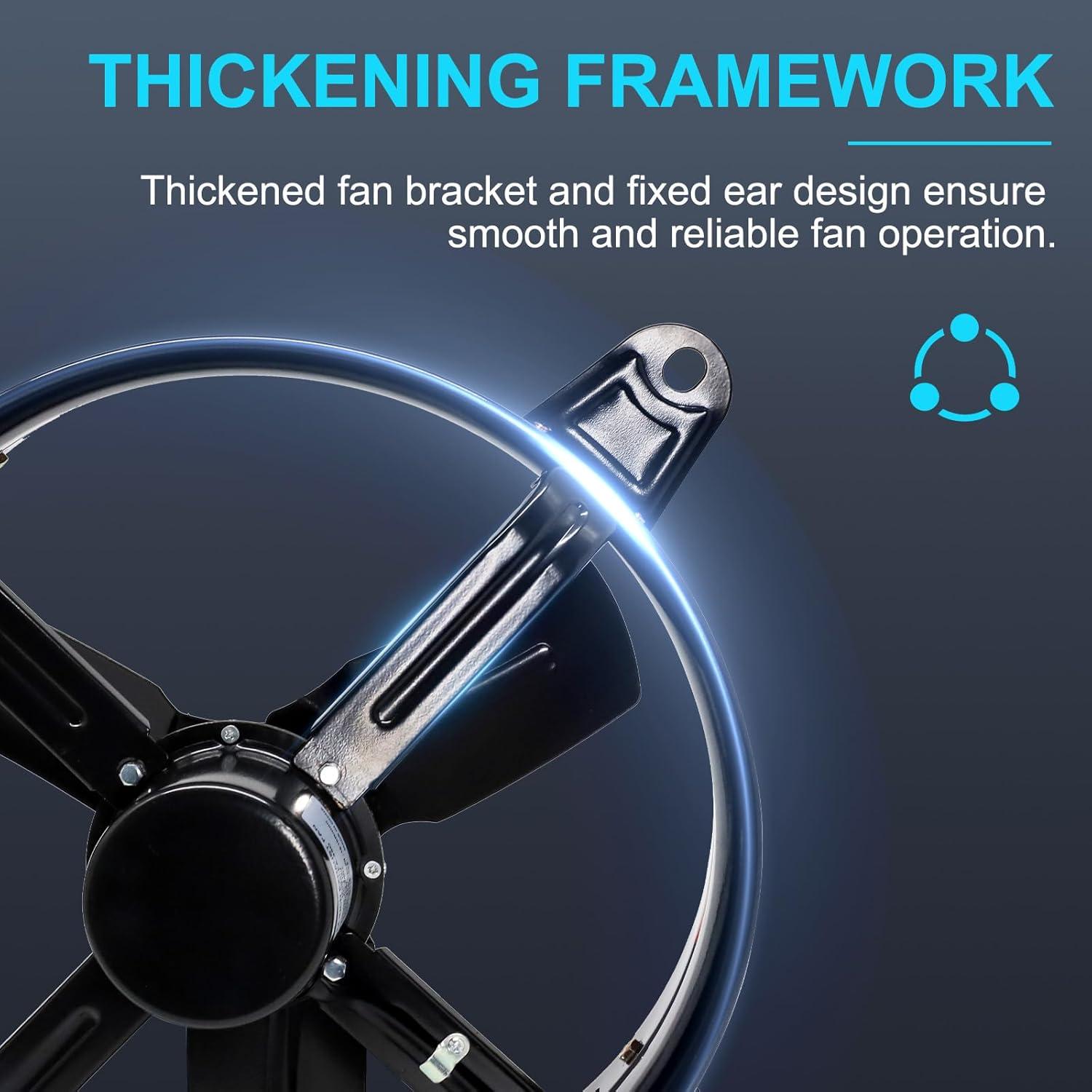 Ventilador de Ático Criditpid 14" con Termostato 1240CFM