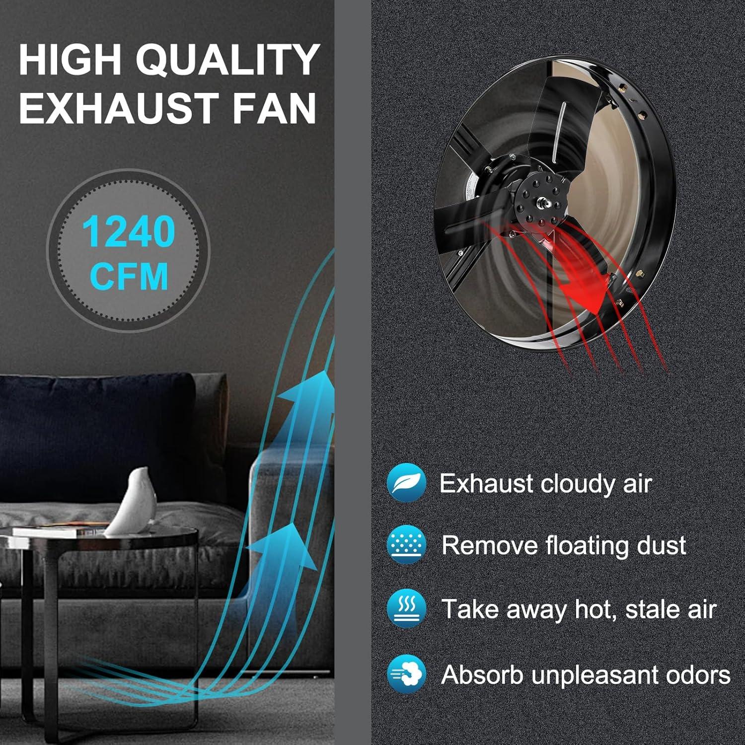 Ventilador de Ático Criditpid 14" con Termostato 1240CFM