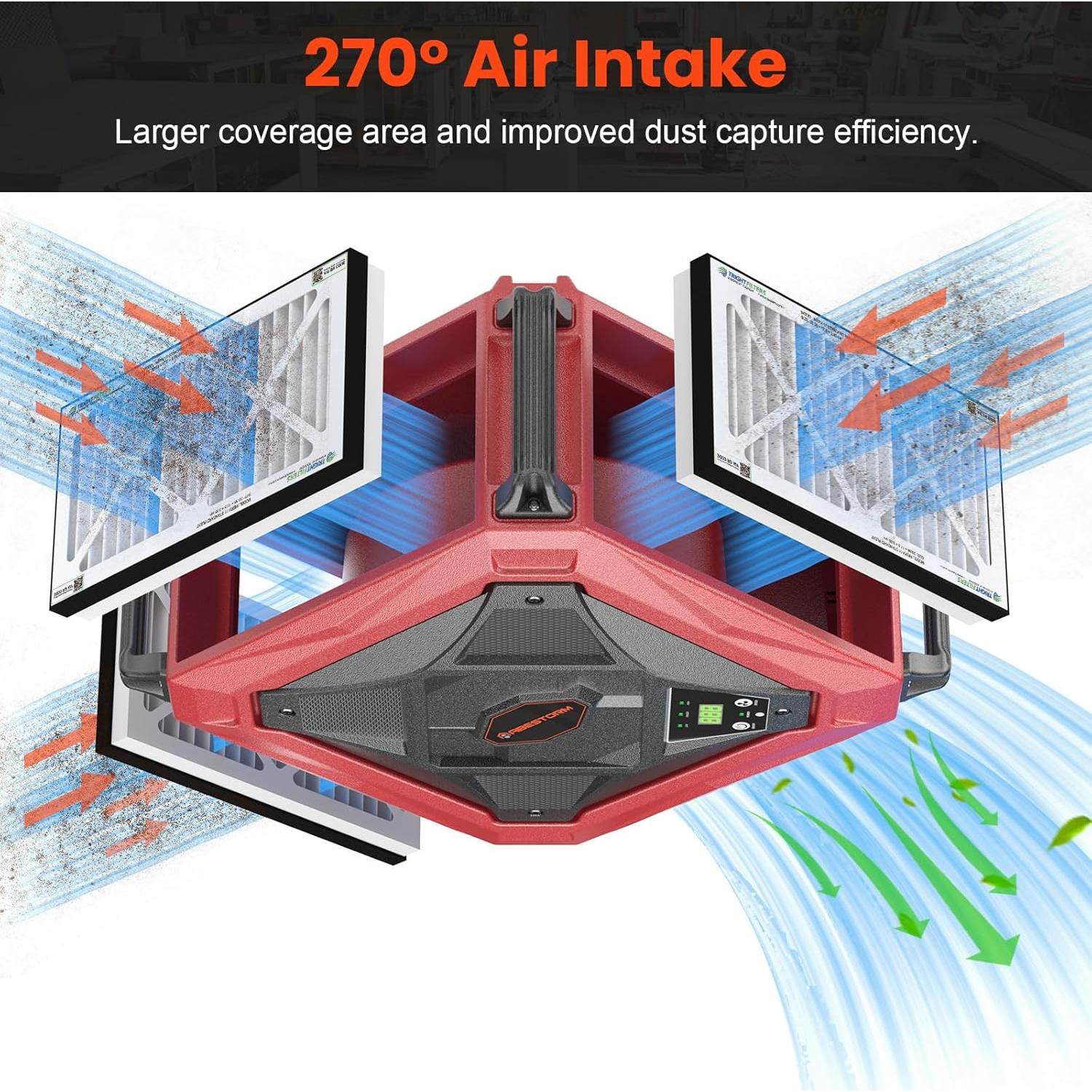 Colector de Polvo Abestorm DecDust 1080 CFM, 2 Velocidades