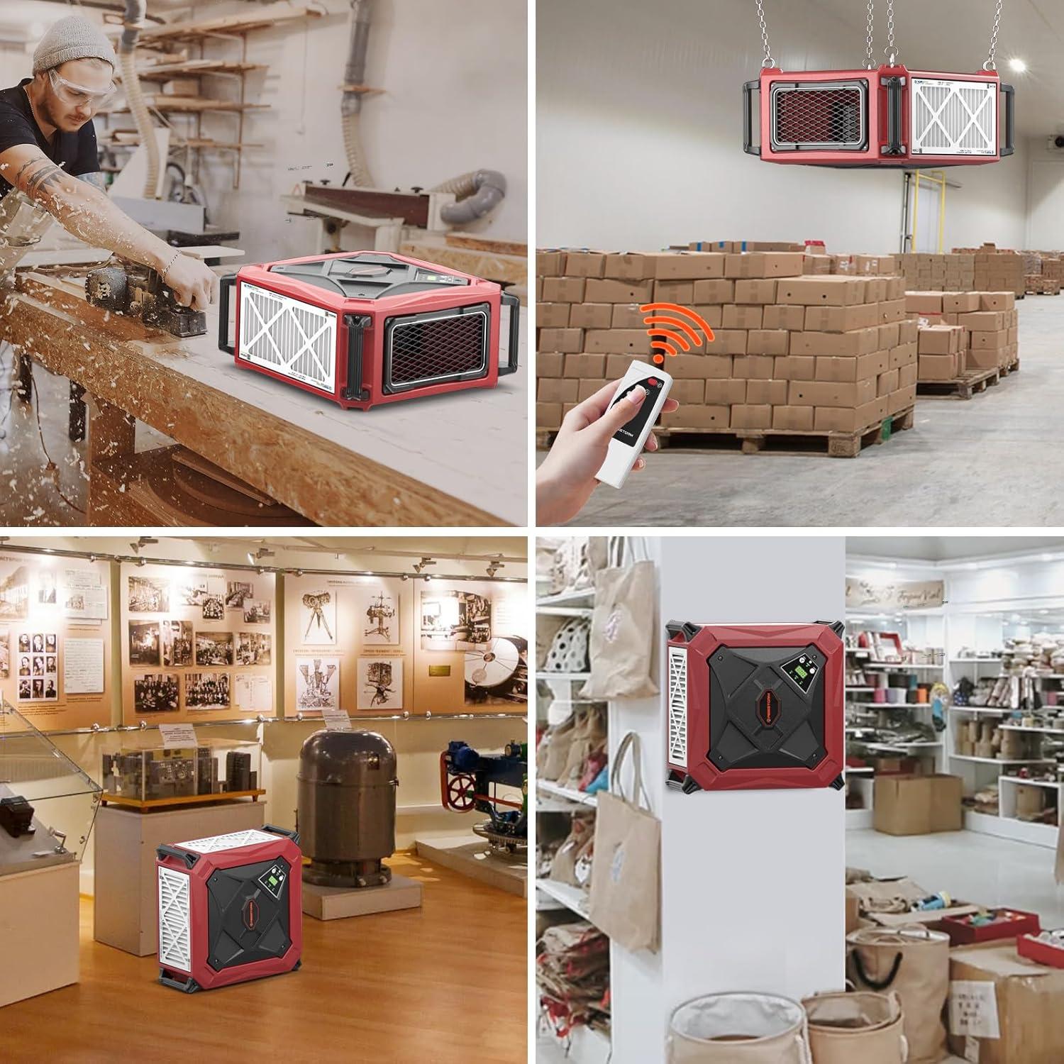 Colector de Polvo Abestorm DecDust 1080 CFM, 2 Velocidades