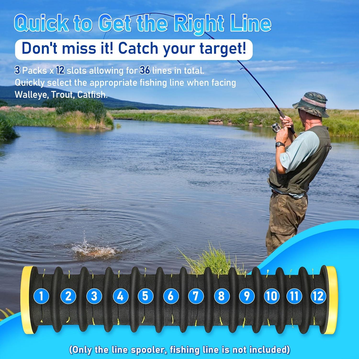 Organizador de Almacenamiento Dreyoo para Líneas de Pesca 3 Pcs