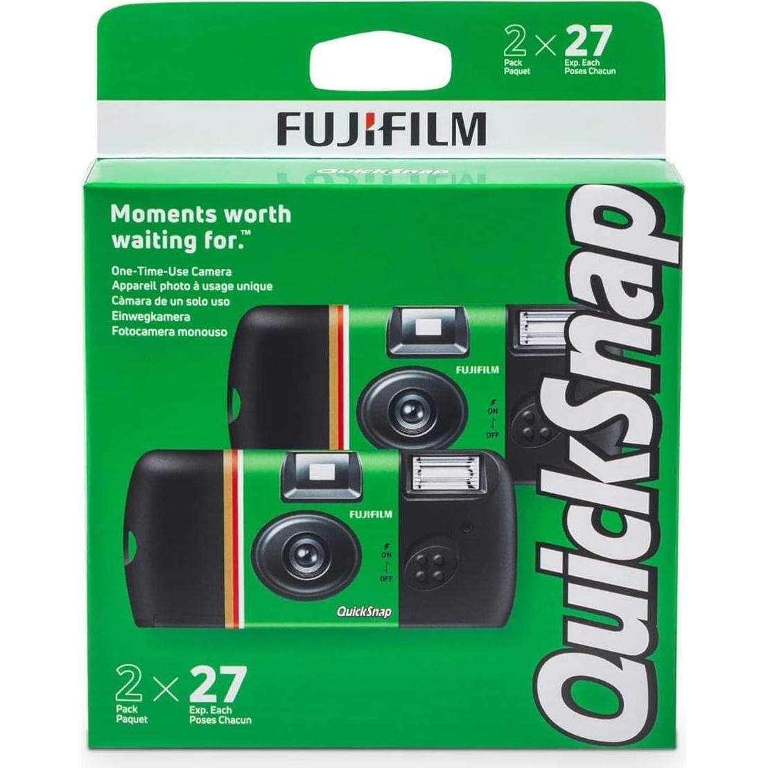 Cámara desechable Fujifilm QuickSnap Flash 400 - 12 unidades