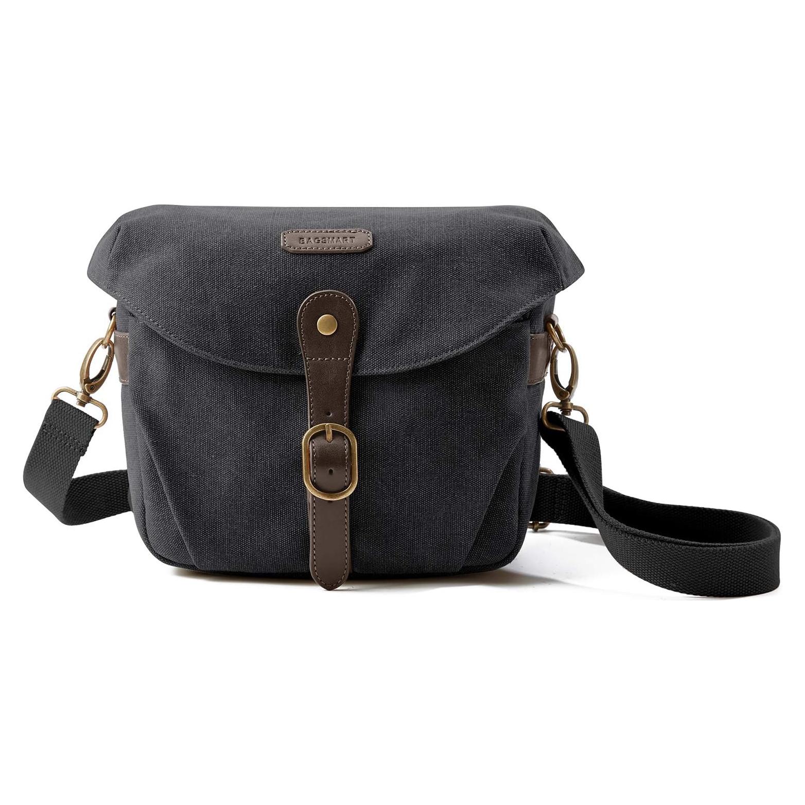 Bolsa para Cámara SLR DSLR BAGSMART Negra Compacta con Protección