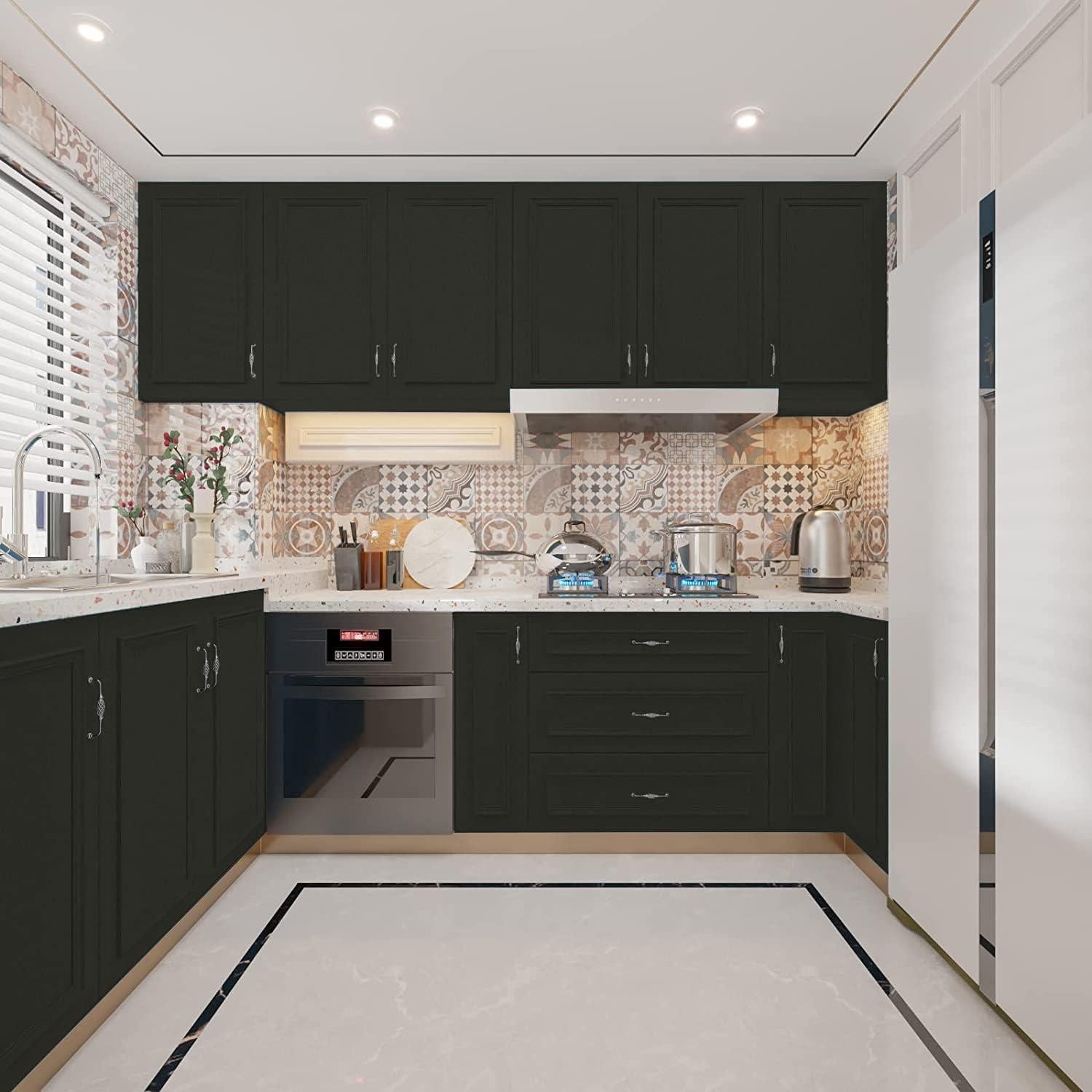 Papel Contacto Autoadhesivo Negro Mate Yancorp 40.6x199.4cm