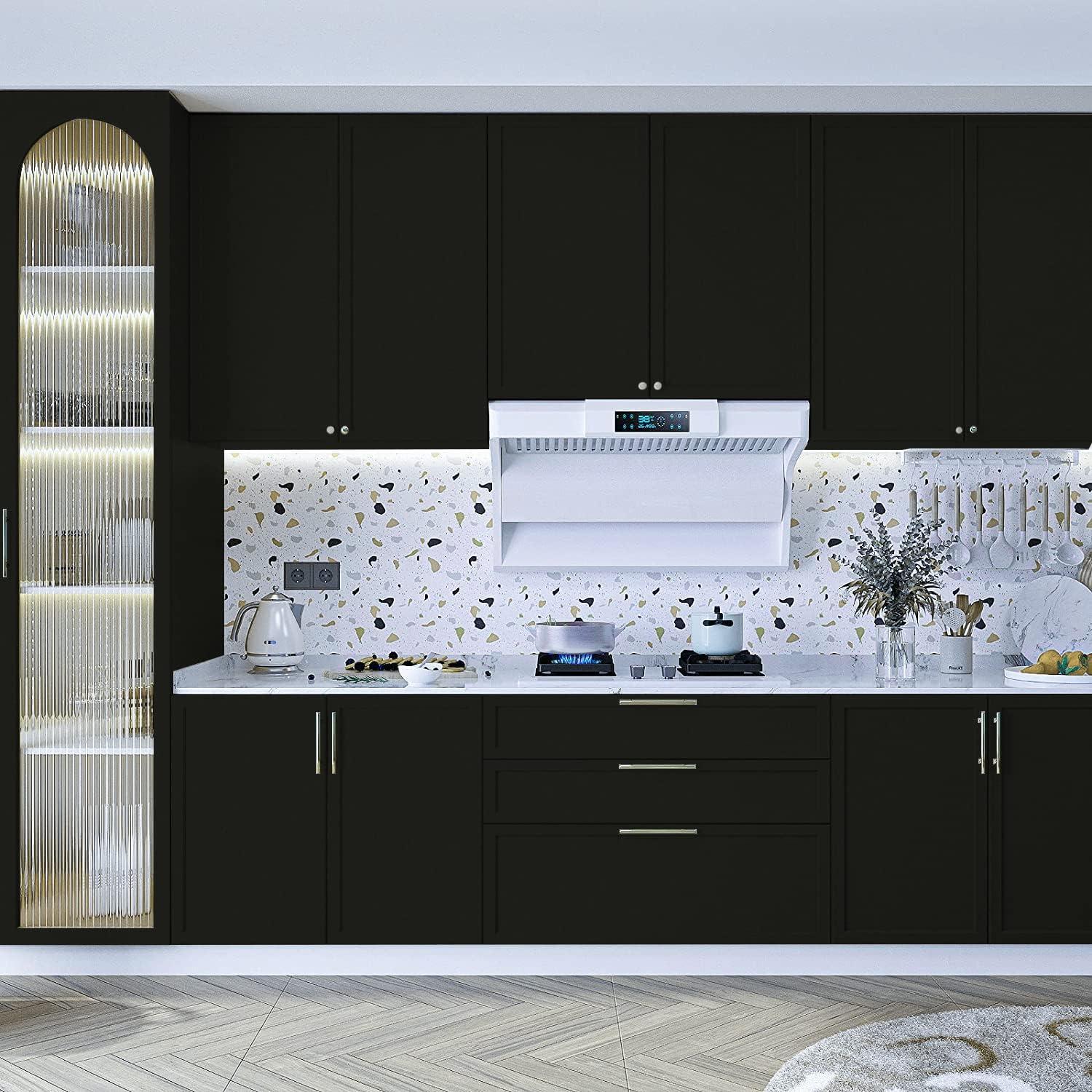 Papel Contacto Autoadhesivo Negro Mate Yancorp 40.6x199.4cm