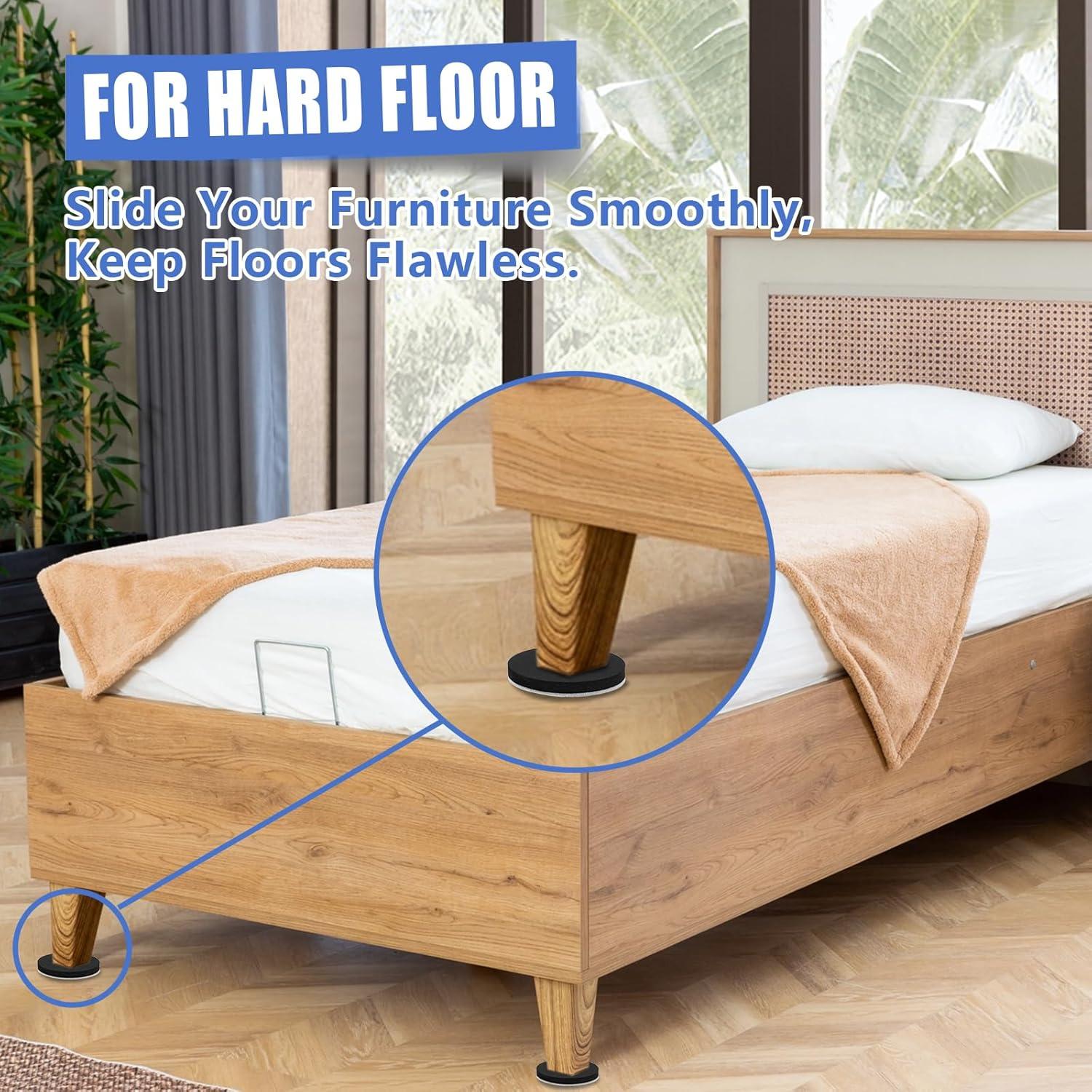 8 Deslizadores de Muebles Kayzn de Fieltro 8.26 cm para Pisos