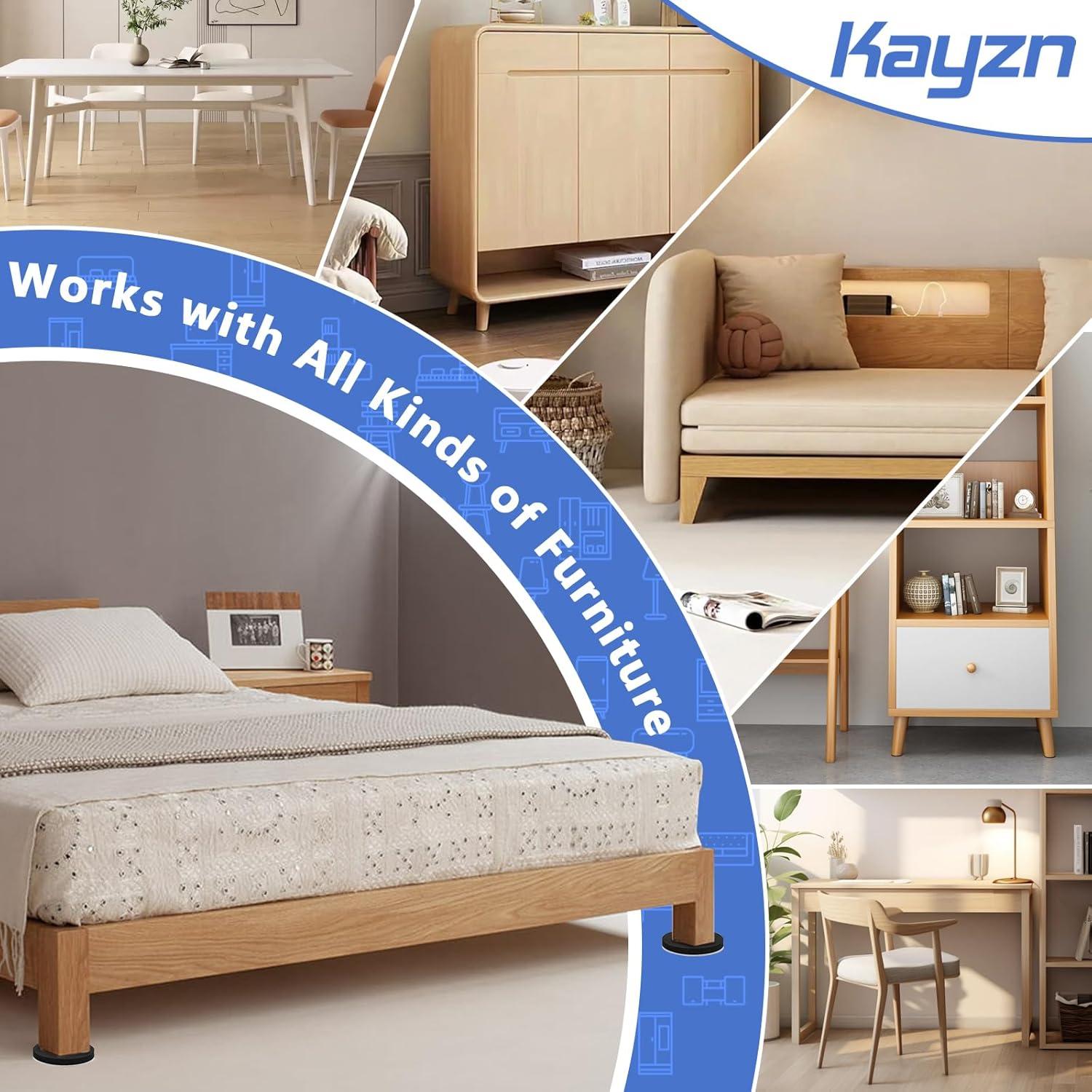 8 Deslizadores de Muebles Kayzn de Fieltro 8.26 cm para Pisos