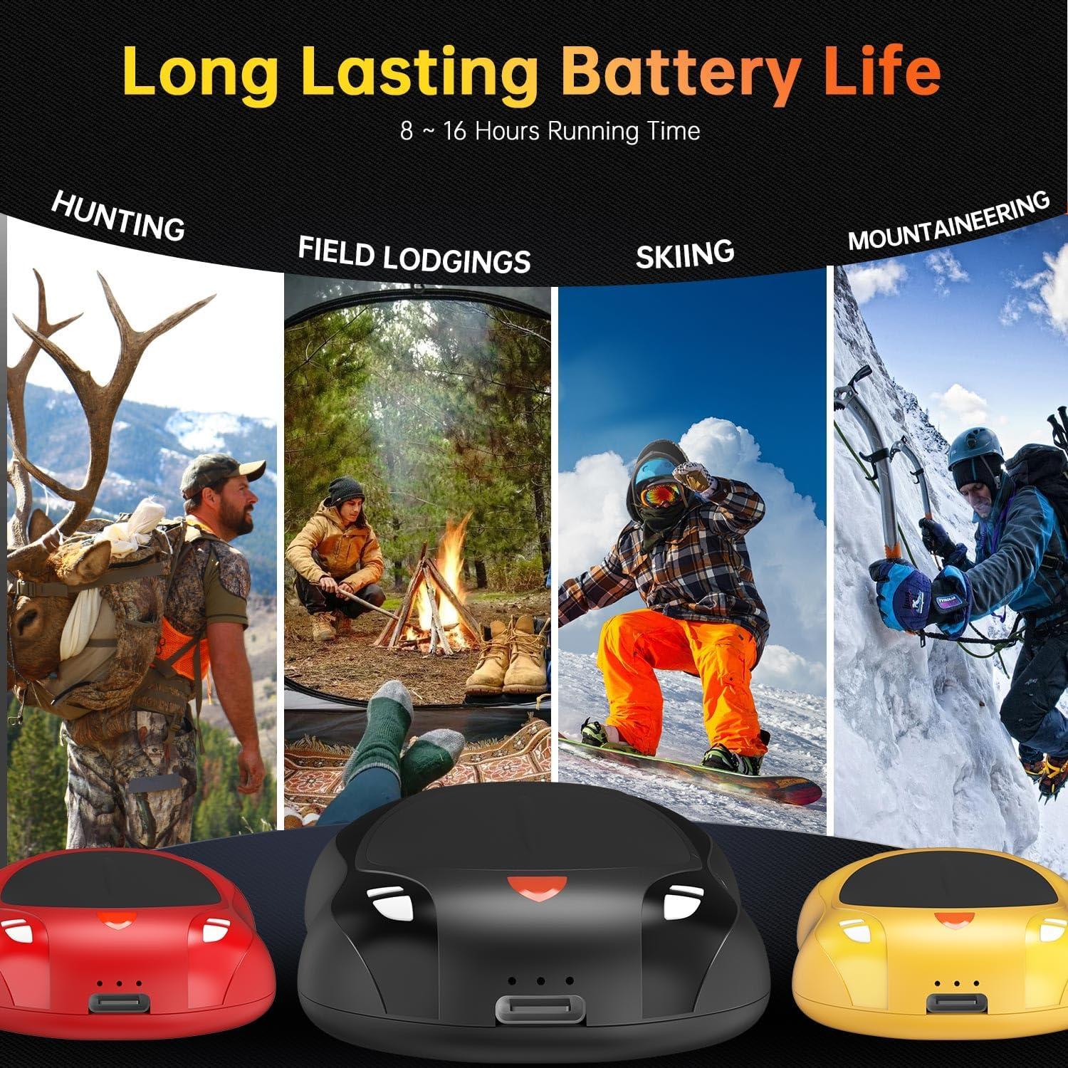 Calentadores de Manos Recargables Cbroer OT-118 6000mAh - Paquete de 2