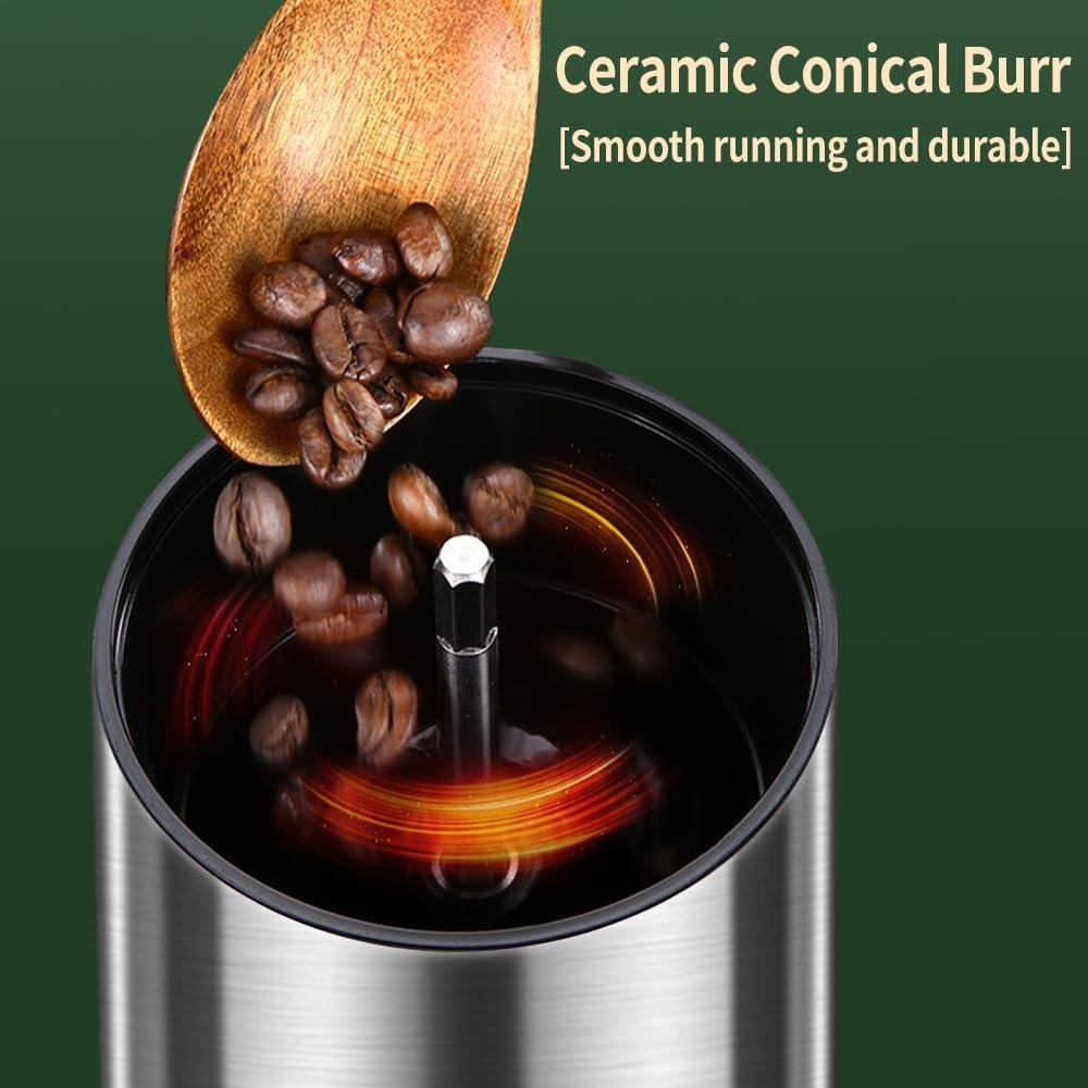 Molino de Café Manual BOMANSI BOMS - 6 Niveles Ajustables