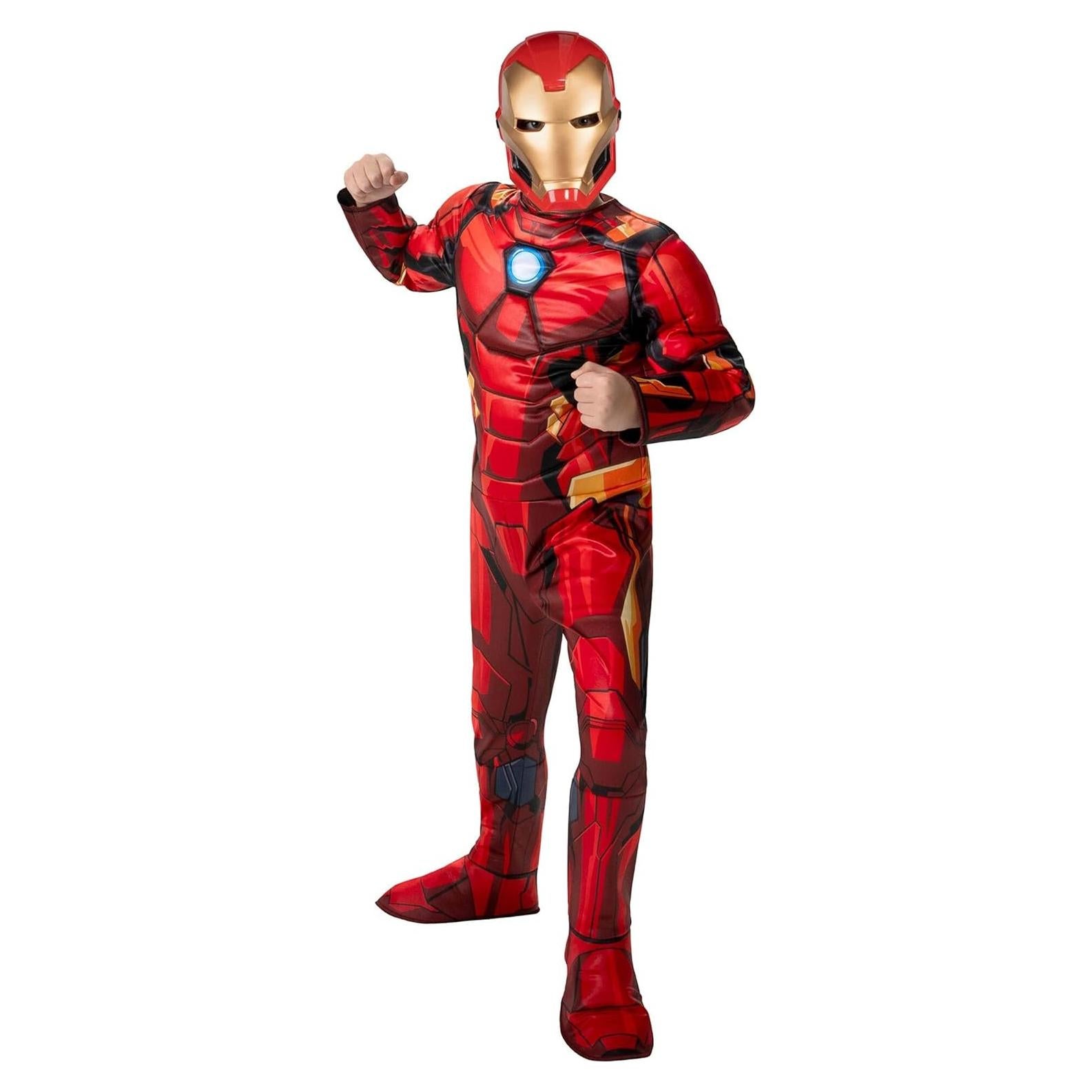 Disfraz Iron Man Qualux MARVEL para Niños 8+ con Máscara