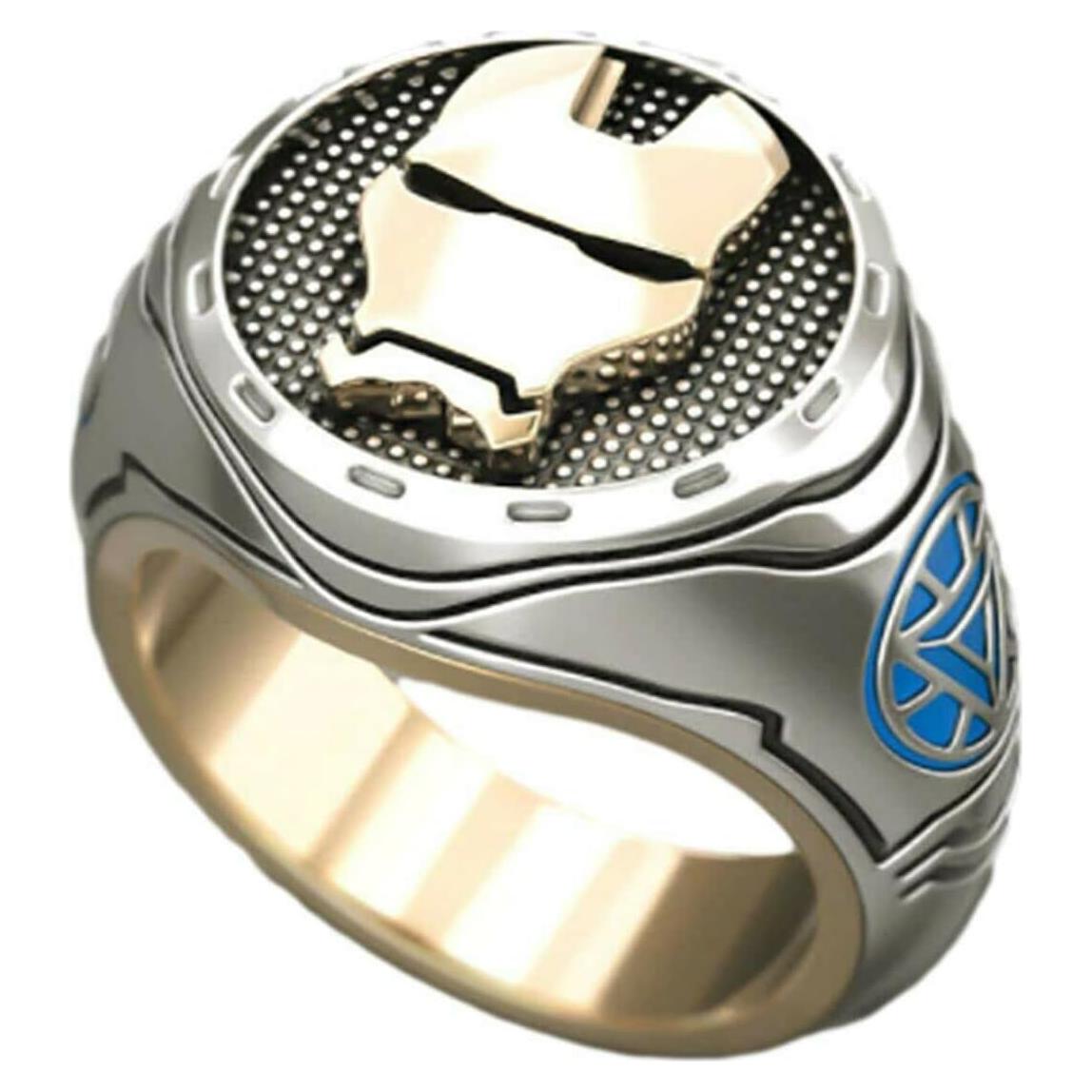 Anillo de Metal Cosplay Ironman EC Trading Talla 8-12