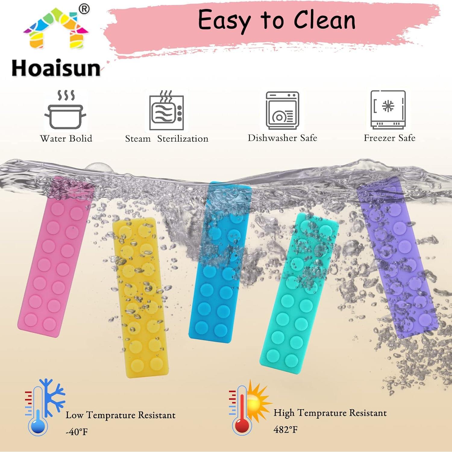 Collares Masticables Sensoriales 5 Pack Silicona Grado Alimenticio