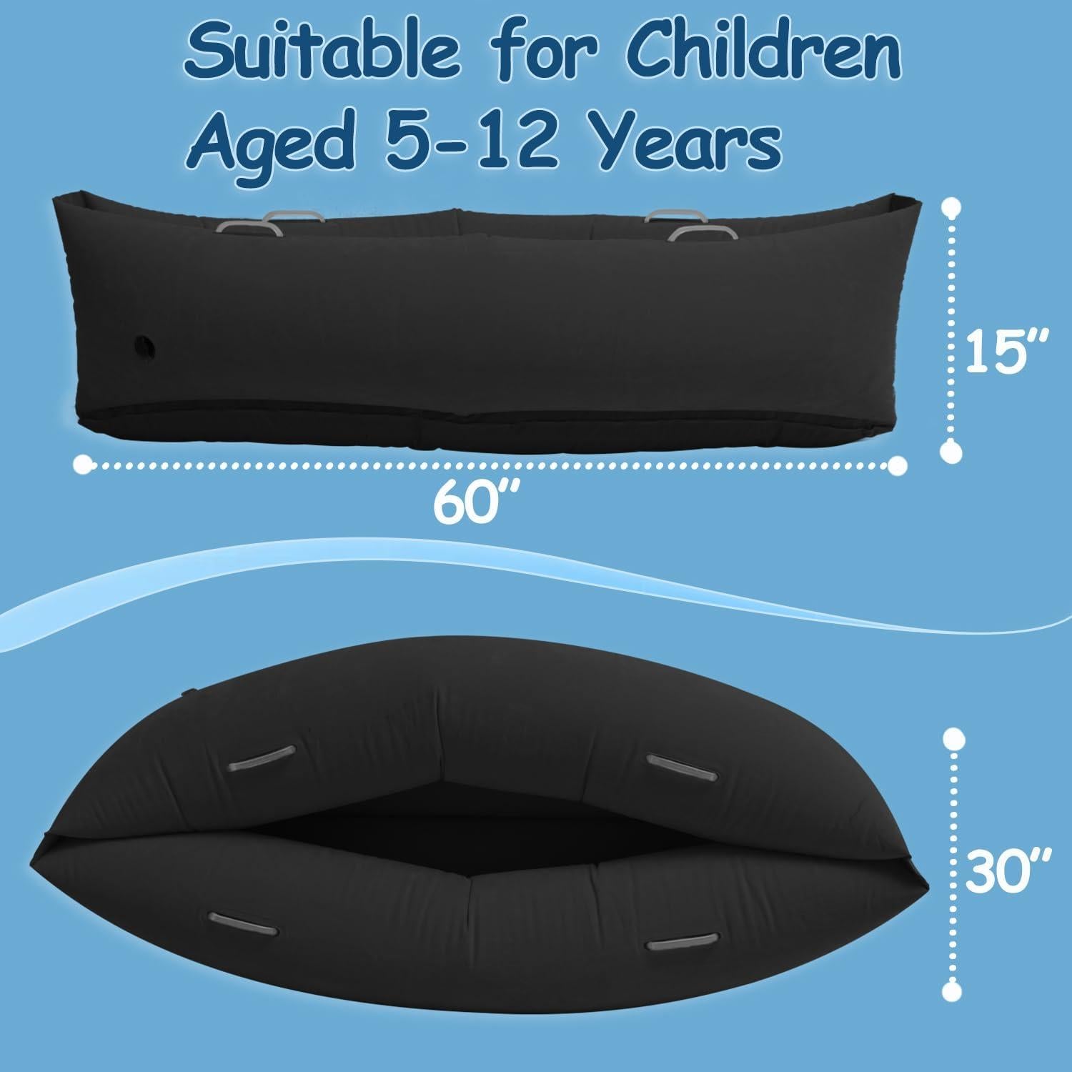 Silla Sensorial Inflable King Mills para Niños con Autismo - Negro