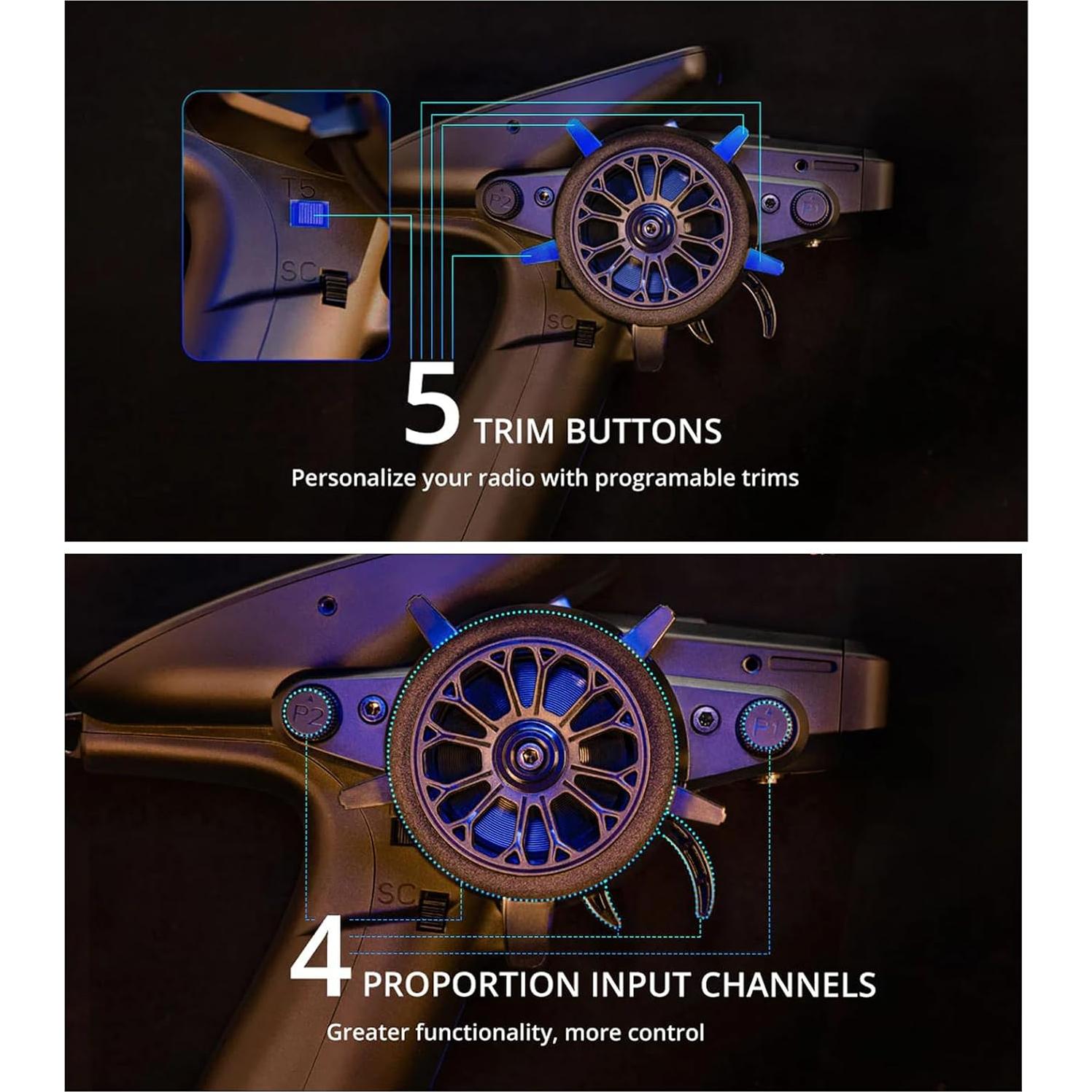 Controlador de Radio de Superficie Radiomaster MT12 4 en 1