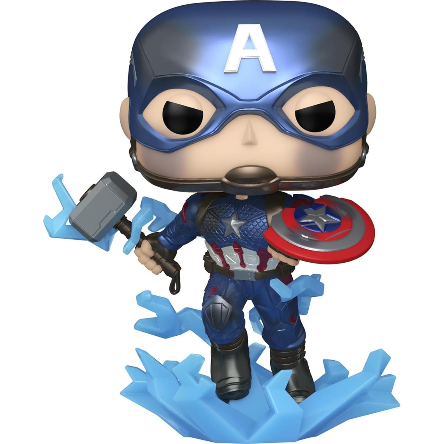 Funko POP! Capitán América Marvel Endgame Brilla en la Oscuridad