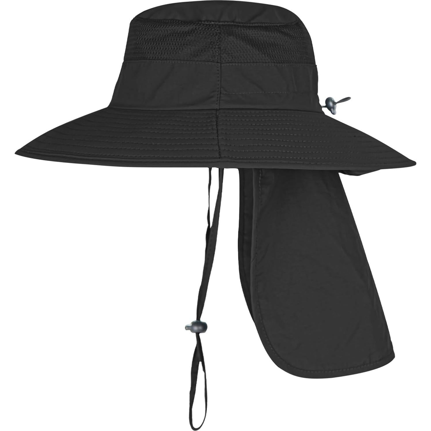 Sombrero de Sol UPF 50+ para Hombre y Mujer - Negro