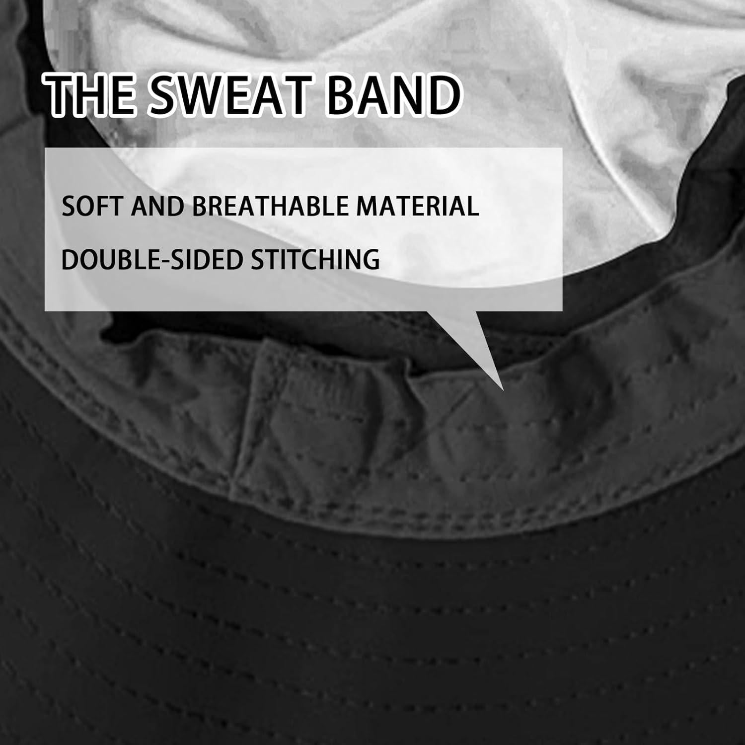 Sombrero de Sol UPF 50+ para Hombre y Mujer - Negro