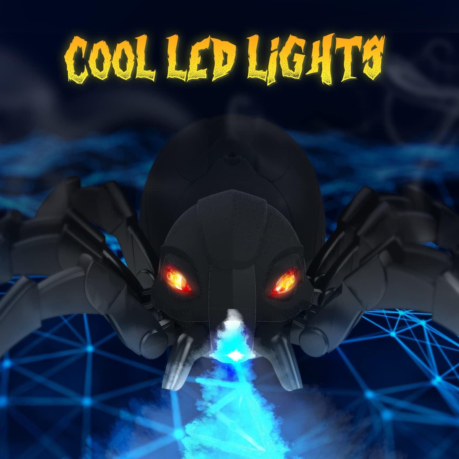 Araña Control Remoto DEERC con Spray y Luces LED