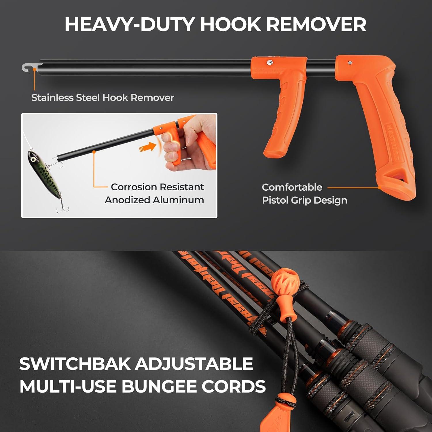 KastKing Kit de Herramientas de Pesca 8 Piezas - Acero Inoxidable