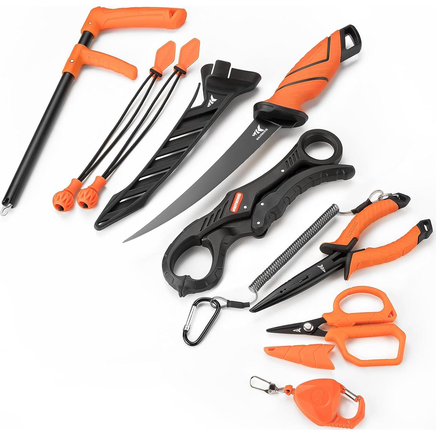 KastKing Kit de Herramientas de Pesca 8 Piezas - Acero Inoxidable