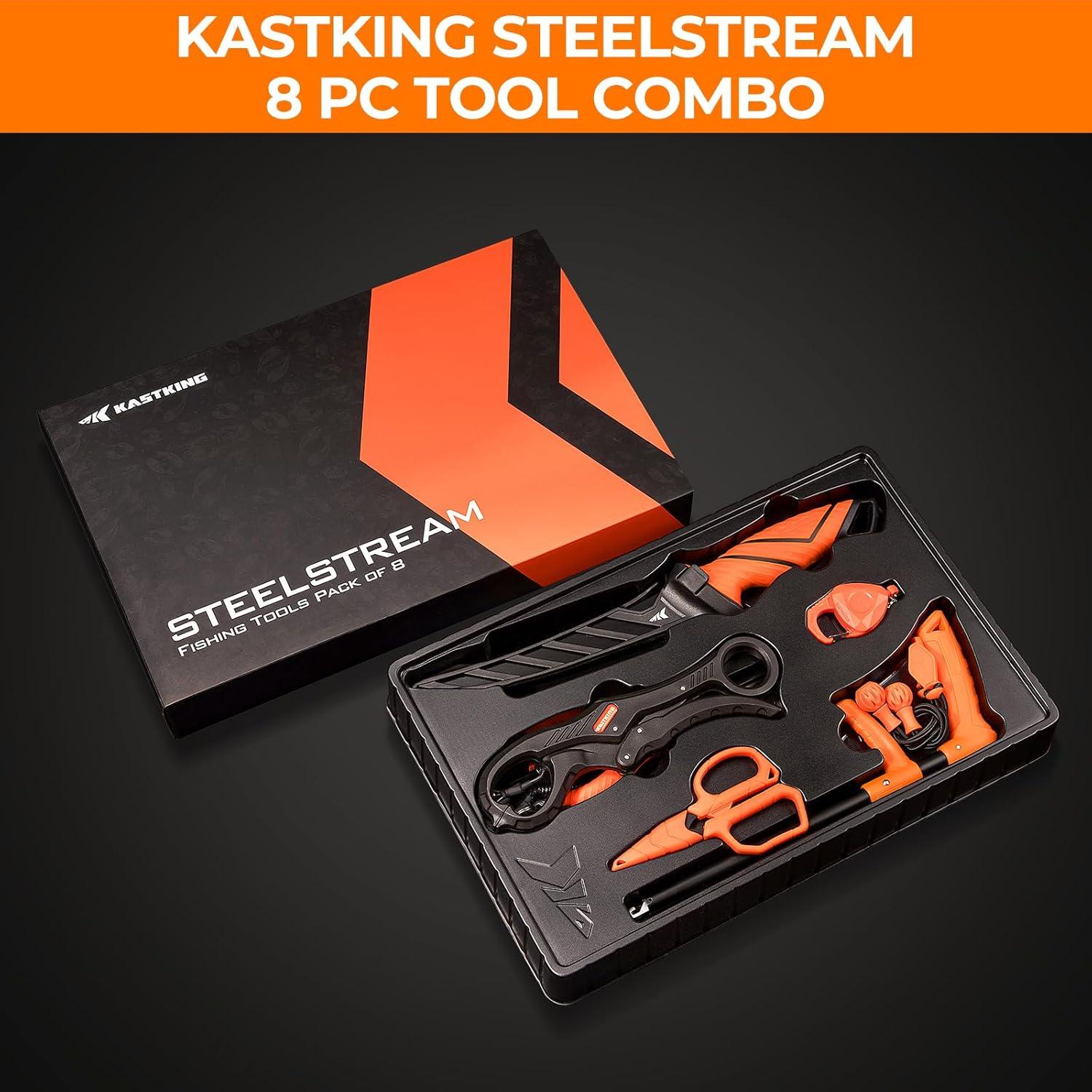KastKing Kit de Herramientas de Pesca 8 Piezas - Acero Inoxidable