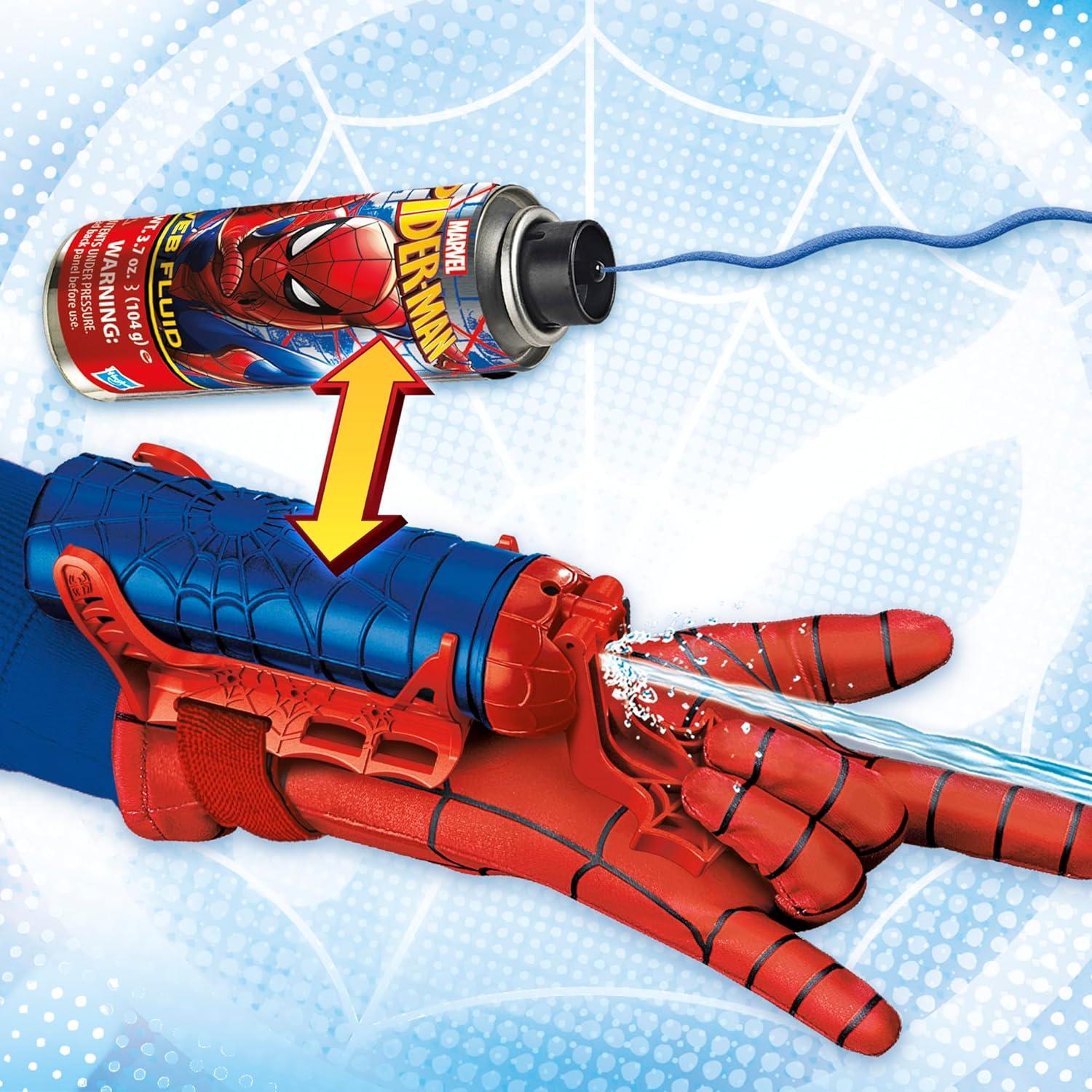 Lanzador Telarañas Spider-Man Hasbro 2-en-1 Agua y Líquido
