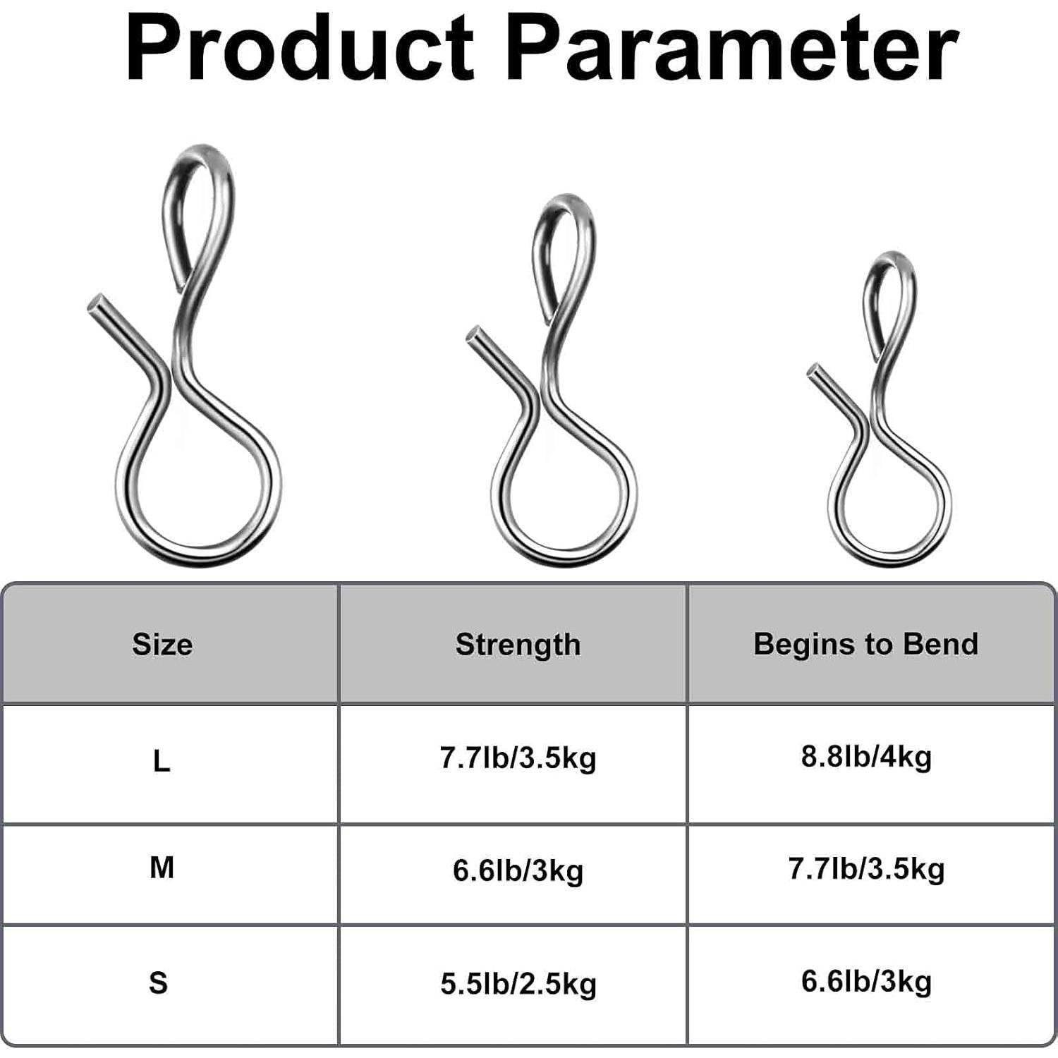 300 Ganchos de Pesca con Mosca Skylety Acero Inoxidable