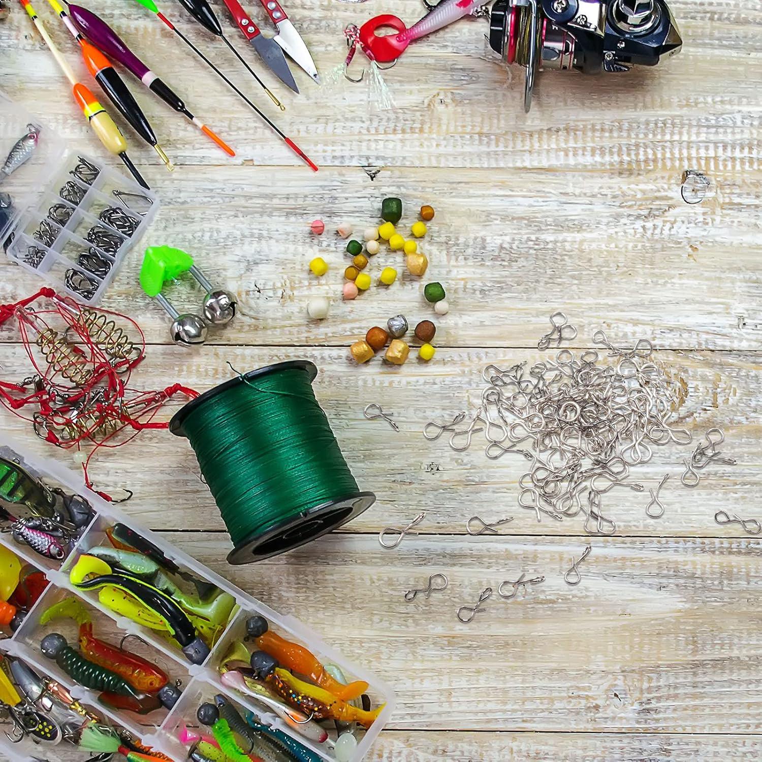 300 Ganchos de Pesca con Mosca Skylety Acero Inoxidable