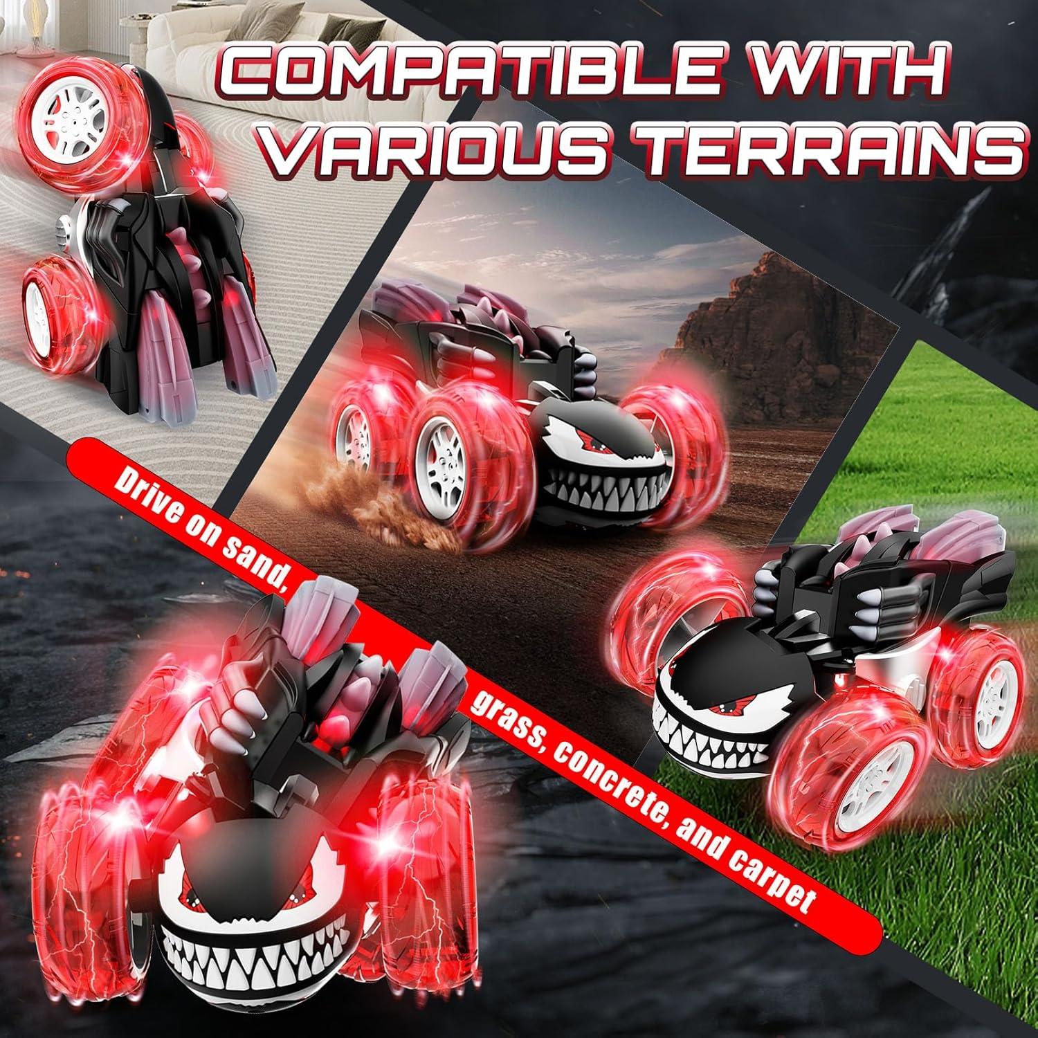 Coche de Control Remoto Acrobático Innofans 360° LED Negro