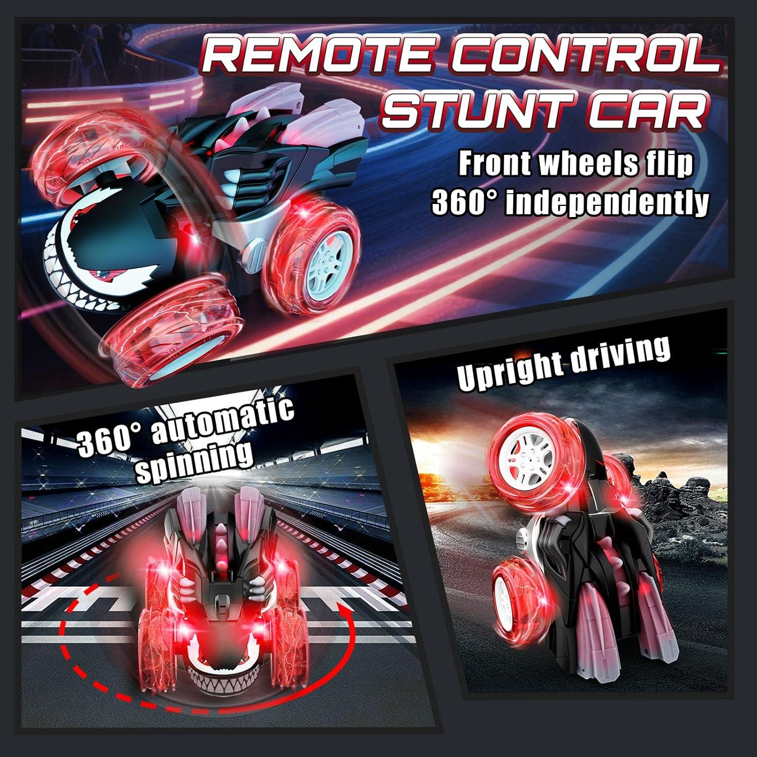 Coche de Control Remoto Acrobático Innofans 360° LED Negro