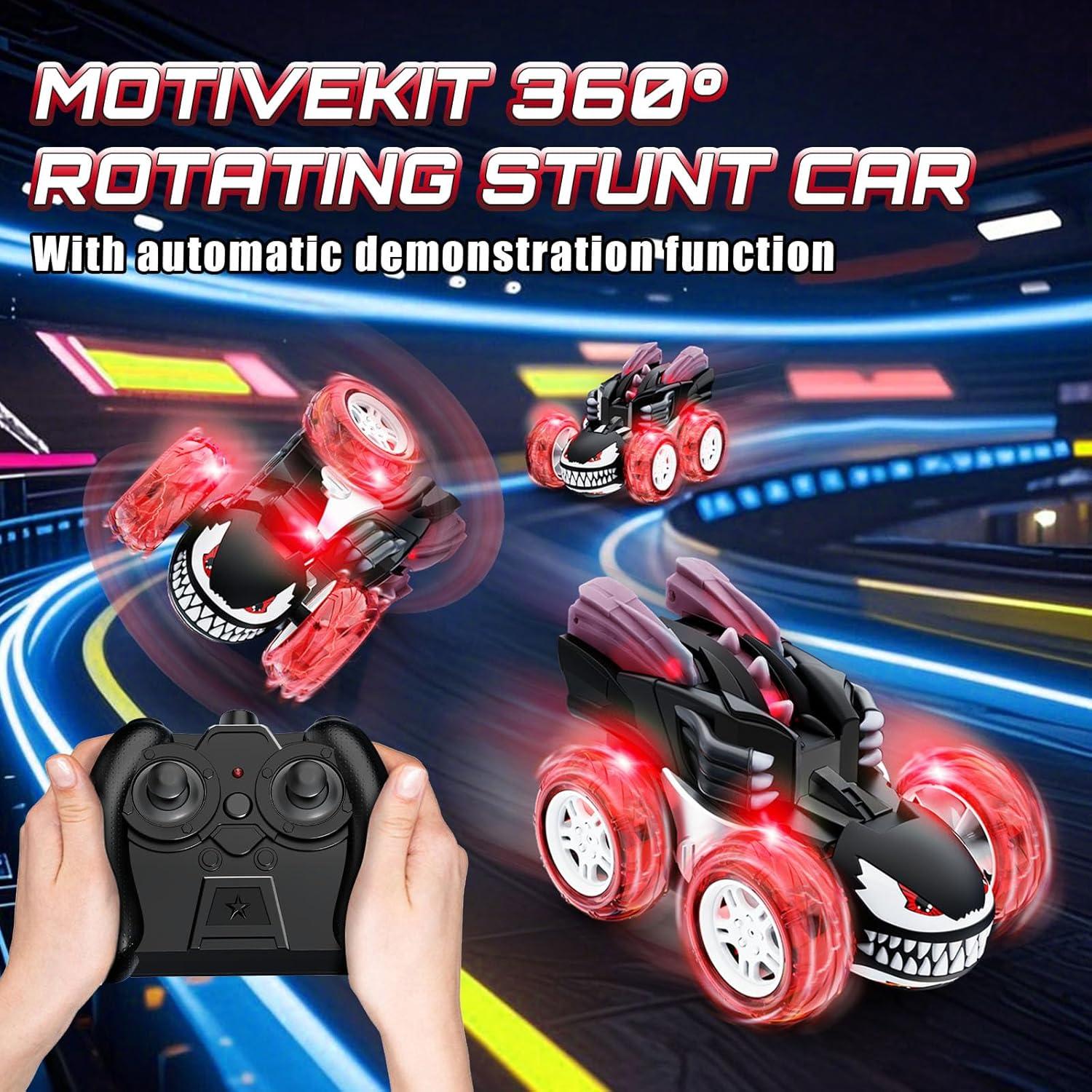 Coche de Control Remoto Acrobático Innofans 360° LED Negro