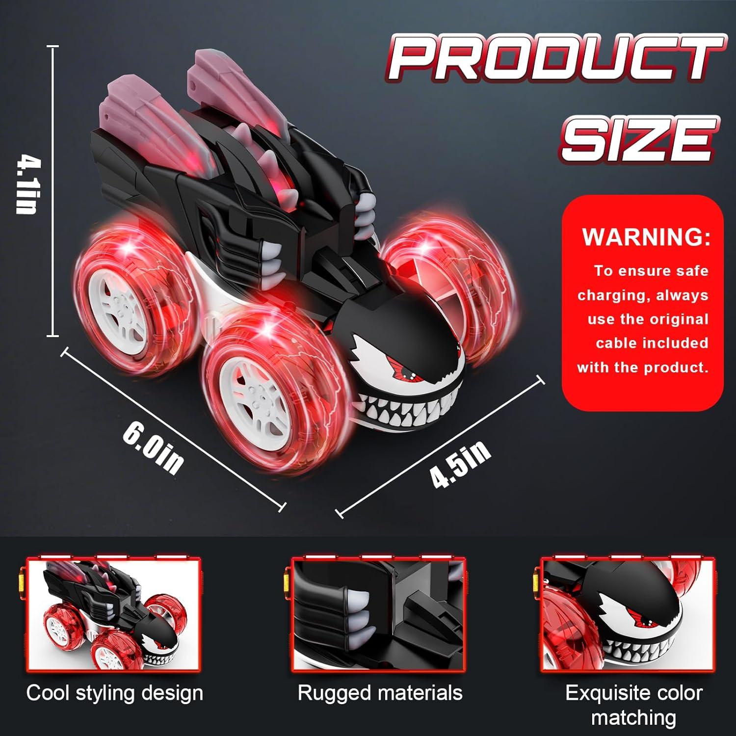 Coche de Control Remoto Acrobático Innofans 360° LED Negro