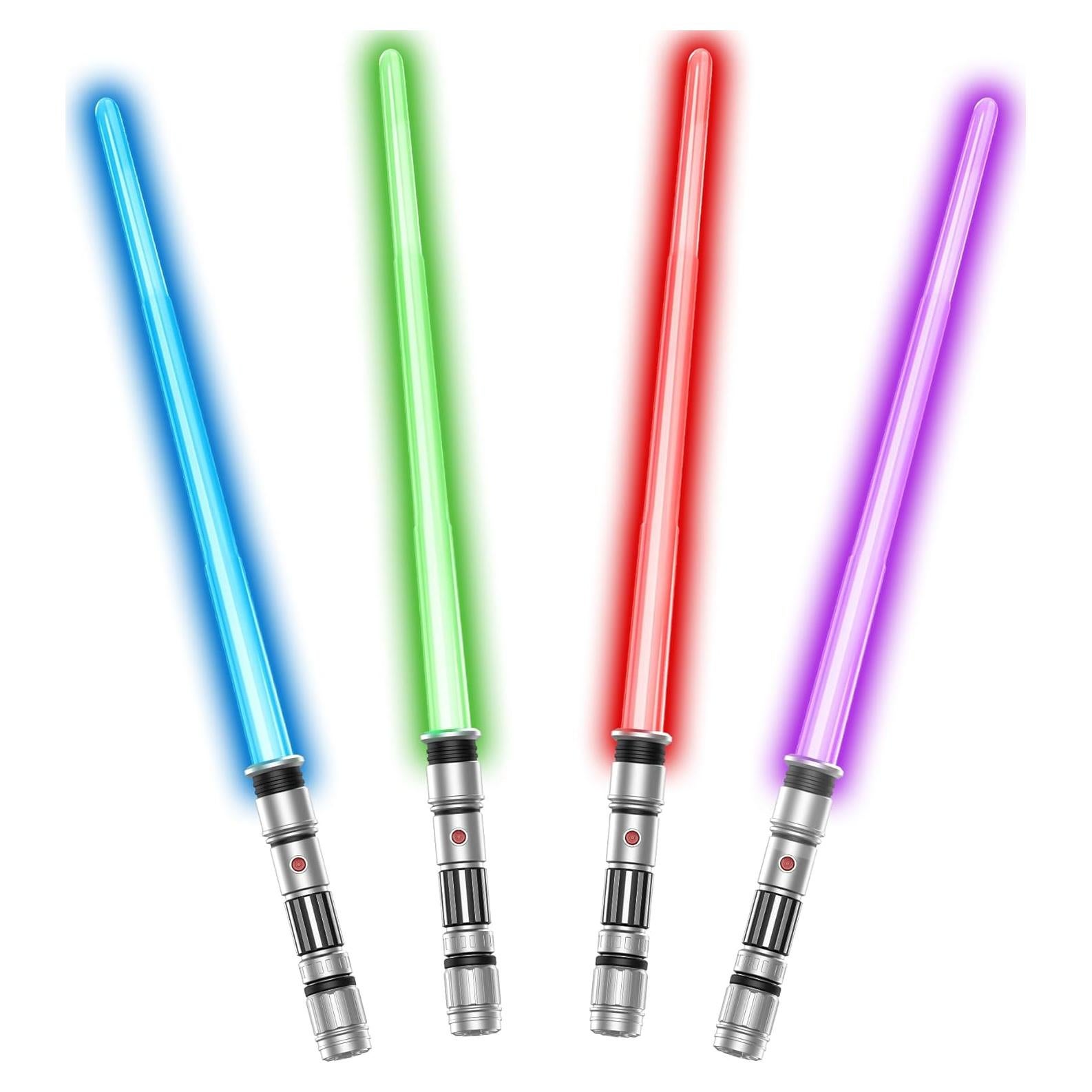 Paquete de 4 Espadas de Luz Bakatatoyz con Sonidos y Efectos