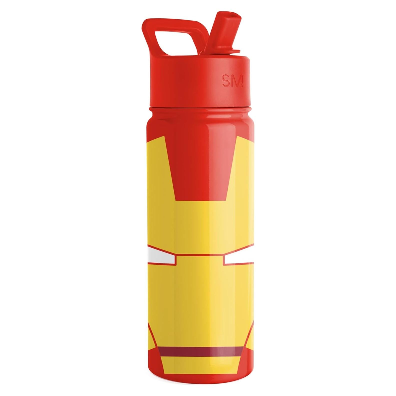 Botella de Agua Simple Modern Iron Man 18oz Aislada