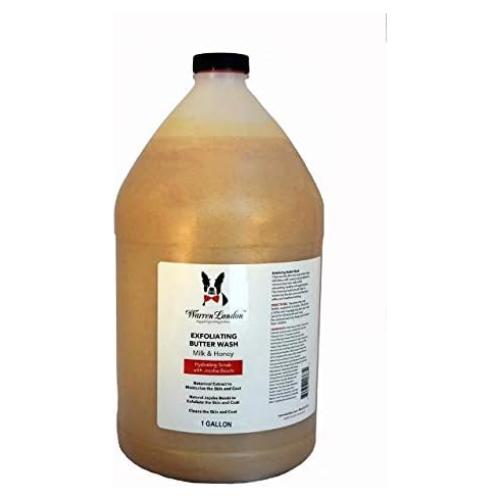 Champú Exfoliante para Perros Warren London 1 Galón Leche y Miel