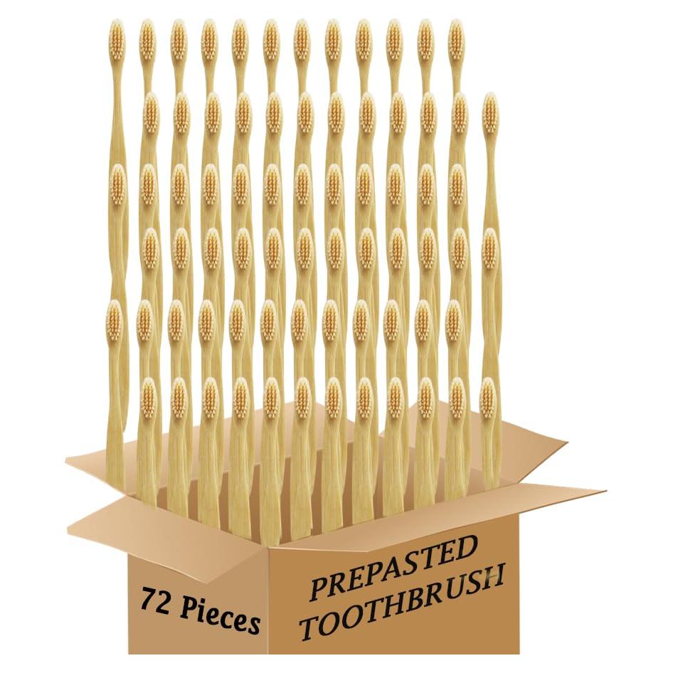 Cepillo de Dientes de Bambú Desechable Dr-perfect con Pasta