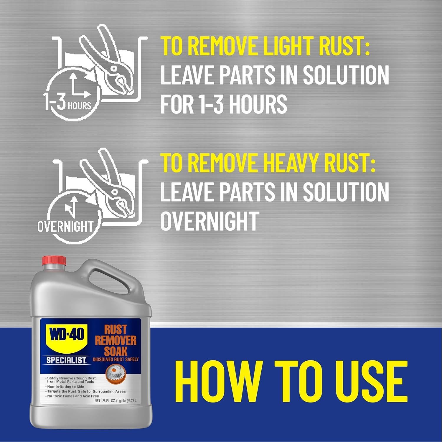 WD-40 Especialista Remojo Removedor de Óxido 3.78L