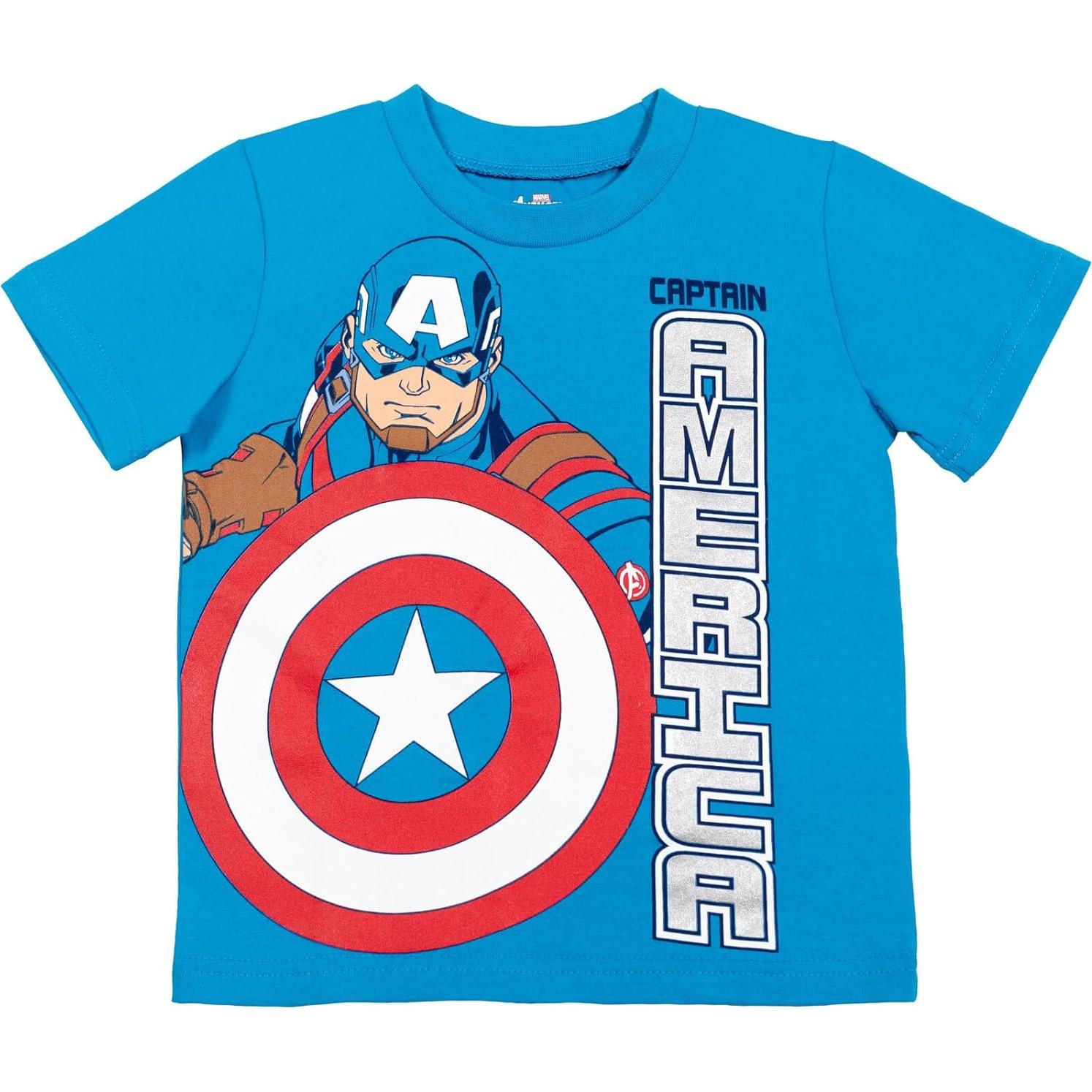 Camisetas Marvel Avengers Spider-Man 4T Multicolor Niños